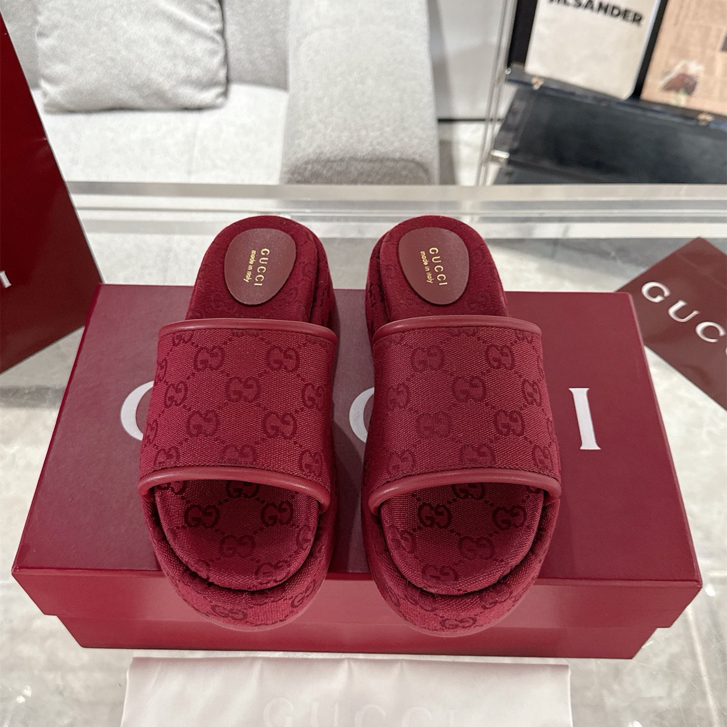 Gucci Platform Sandal Slippers Size 36-44
