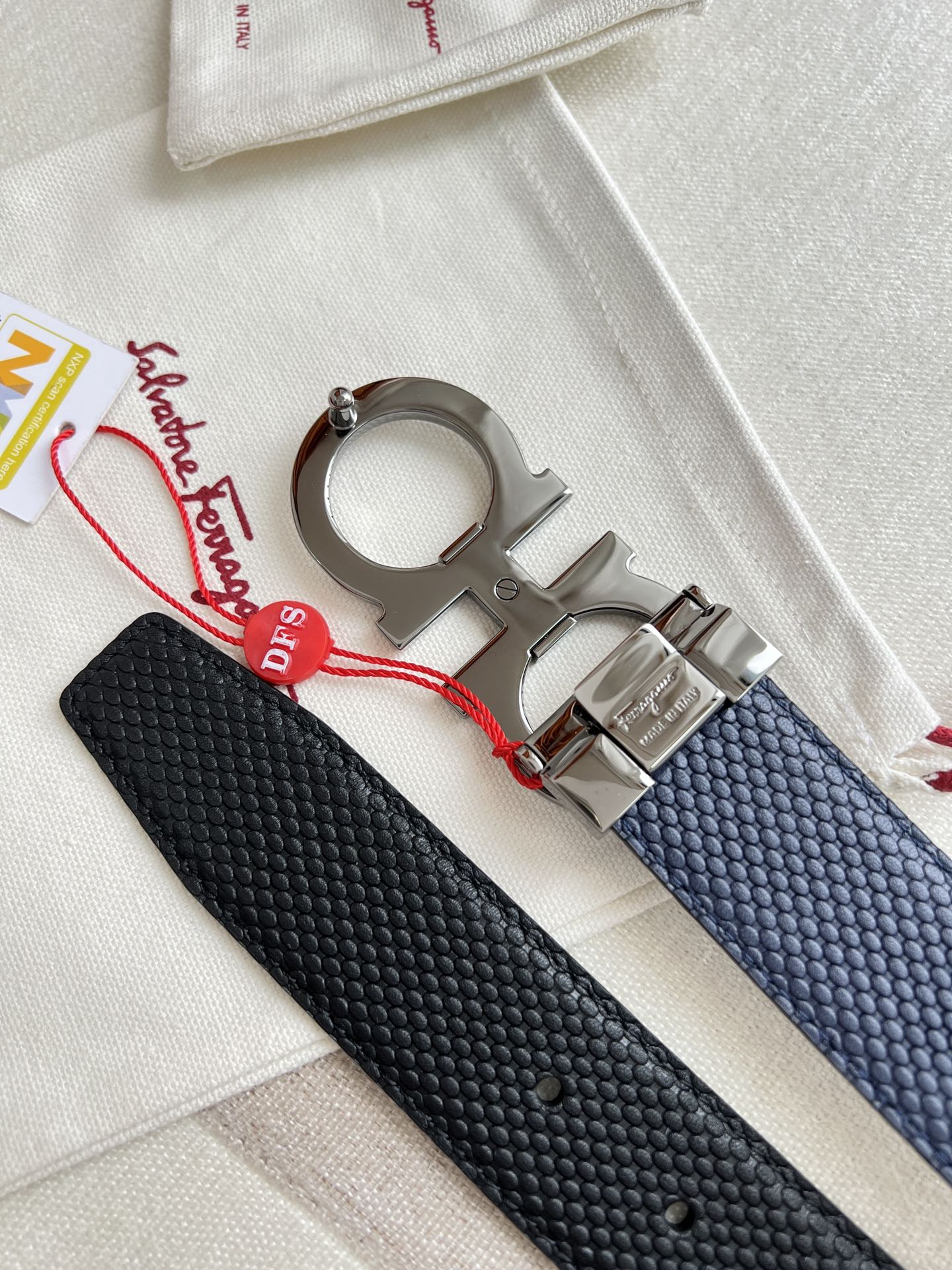 Ferragamo Men Belt Width 3.5cm