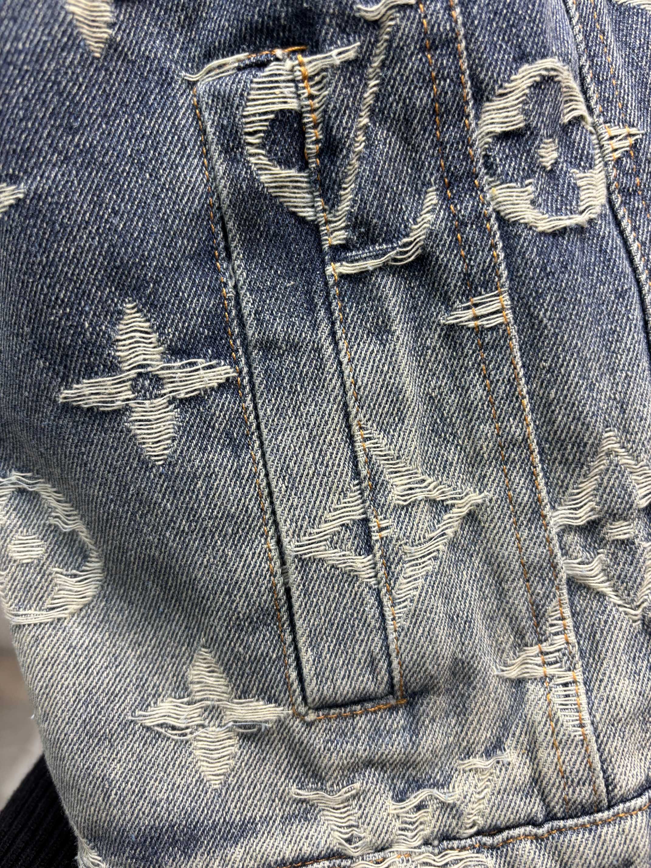 Louis Vuitton Denim Jacket Size S-XL
