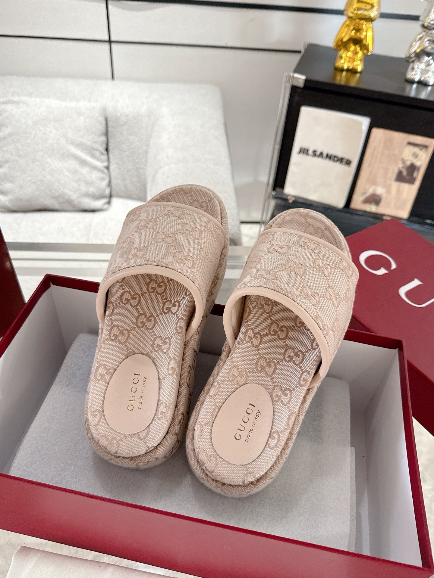 Gucci Platform Sandal Slippers Size 36-44