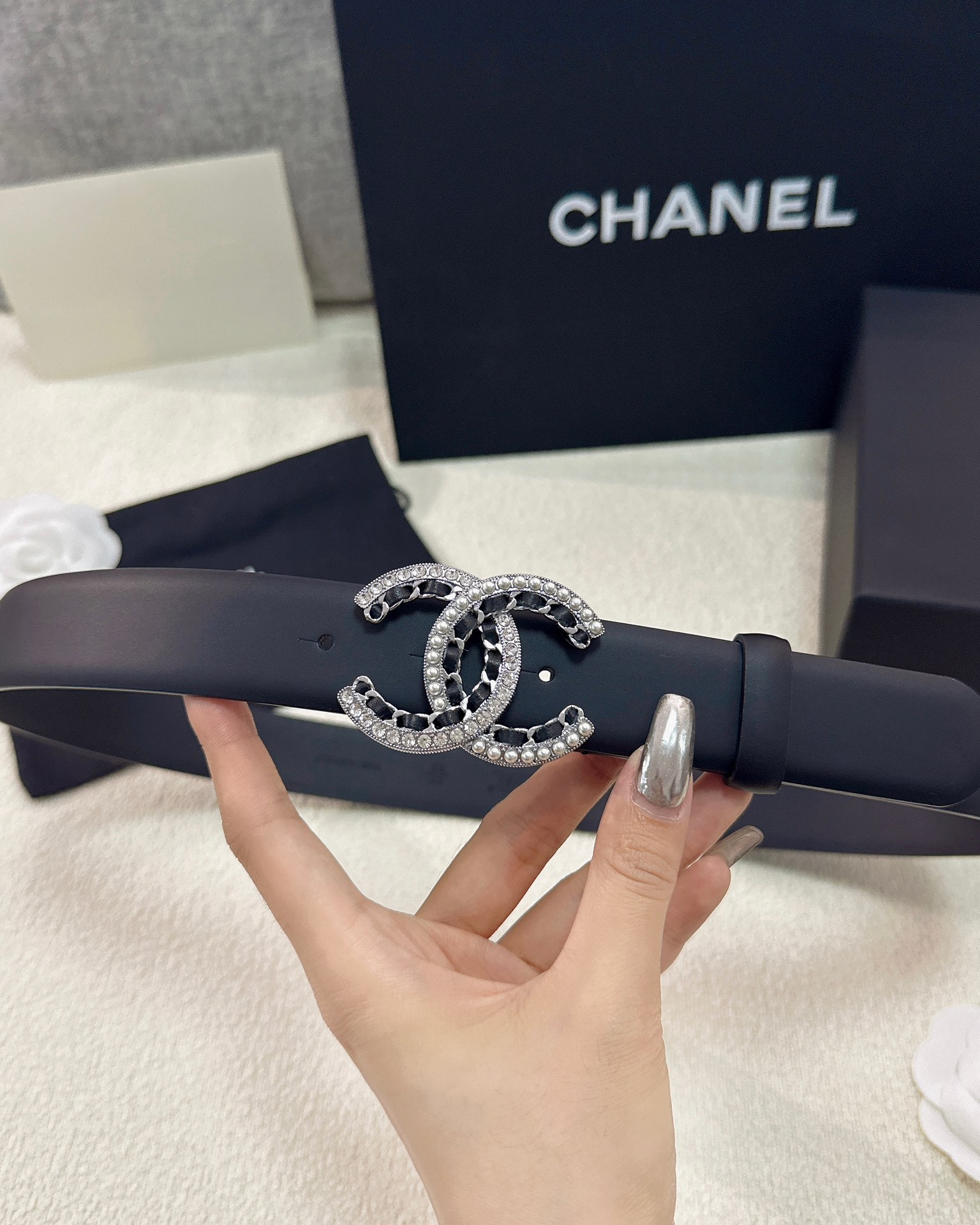Chanel Women Belt Width 2.8cm