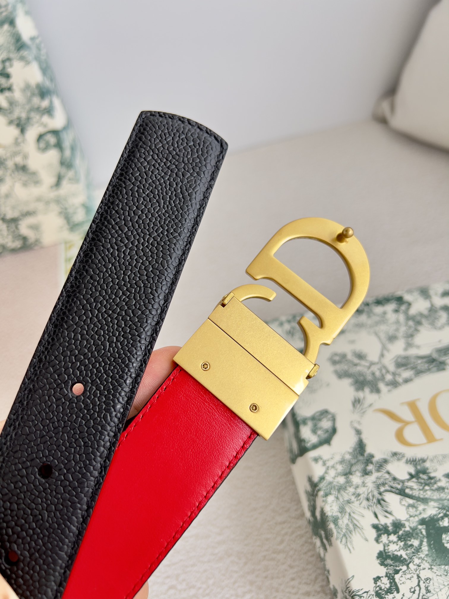 Dior Men Belt Width 3.5cm