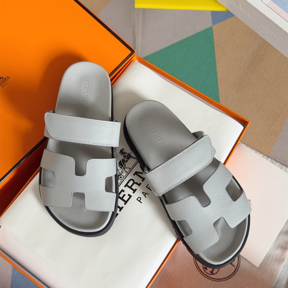 Hermes chypre Slippers Size 36-45