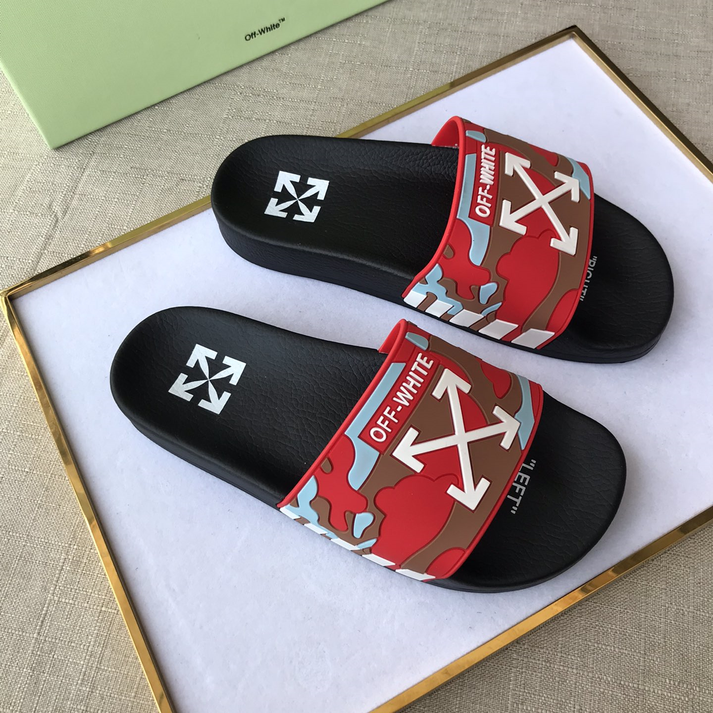 OFF White Mens Women Sandals Gr. 36-46