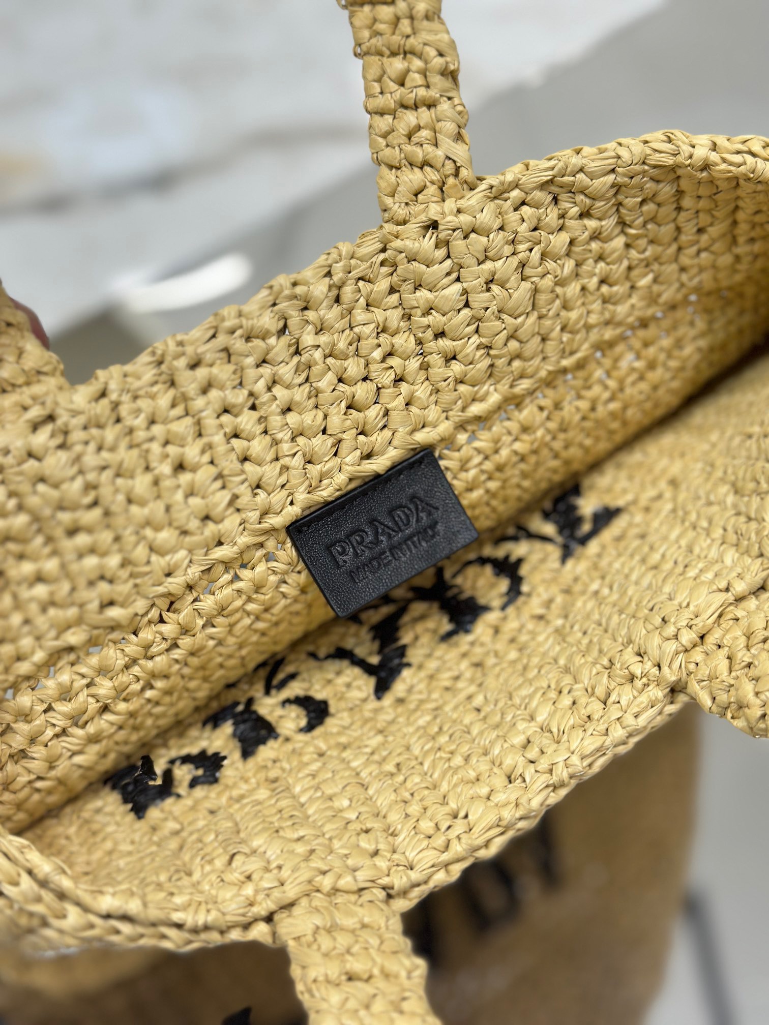 Prada 1BG422 Small crochet tote Bag Size 24*24*8cm