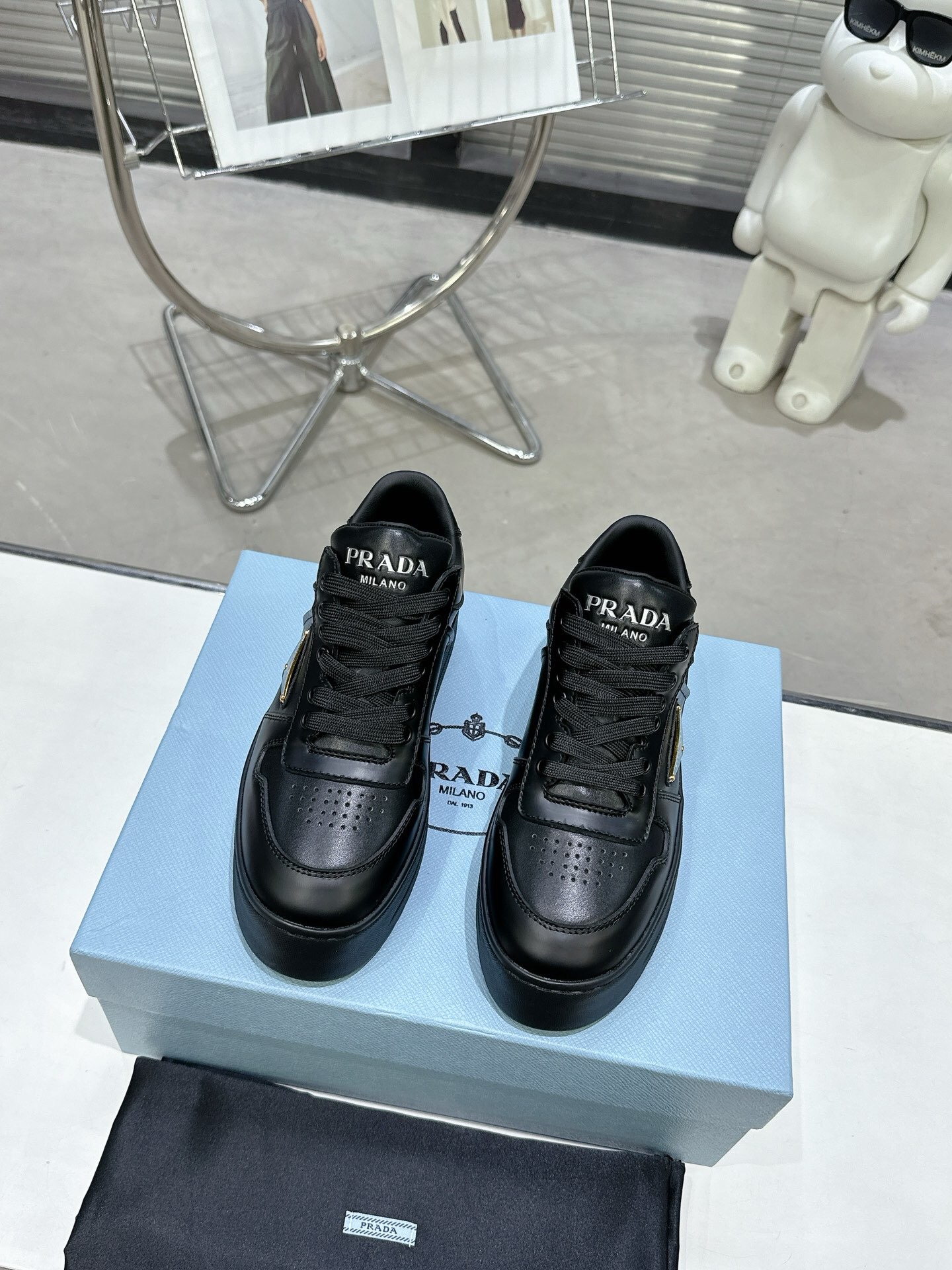 Prada 2024 New Downtown Bold leather sneaker Size 36-40