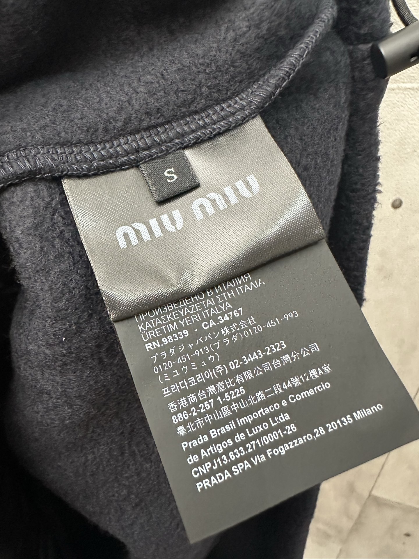 MiuMiu Unisex Jacket Size S-XL