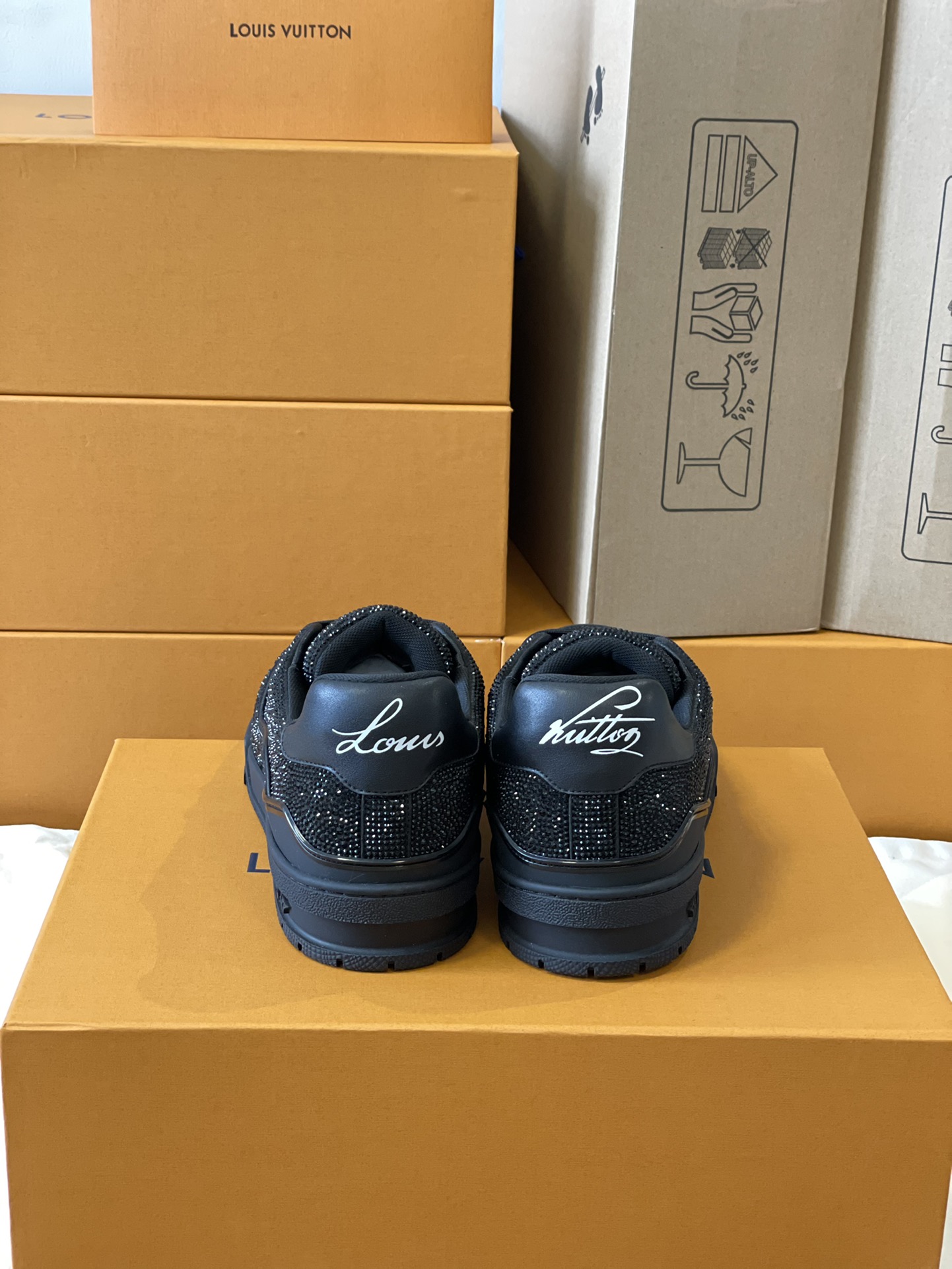 Louis Vuitton LV Trainer Diamond Sneaker Size 36-46