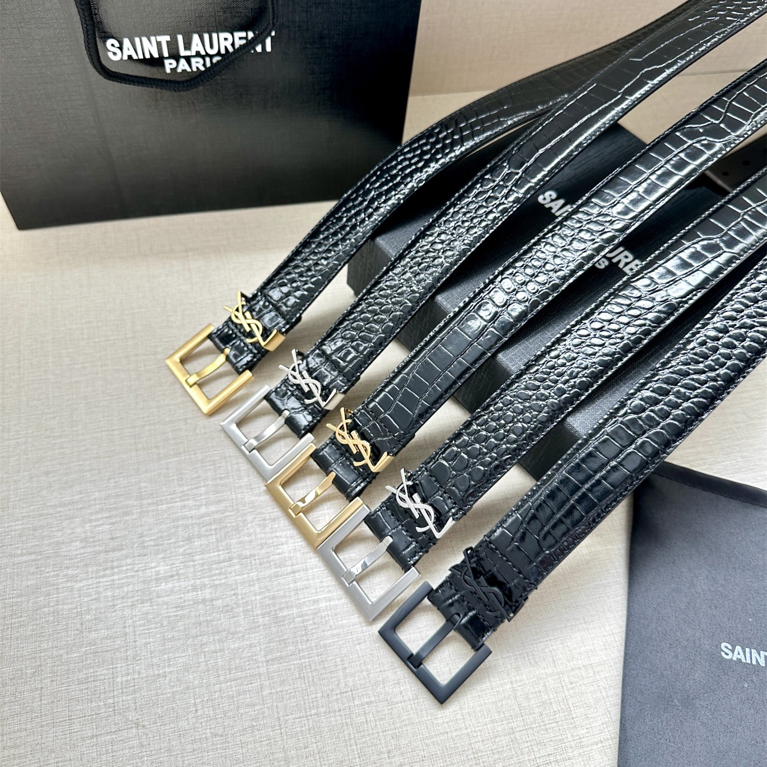 YSL Women Belt Width 3cm