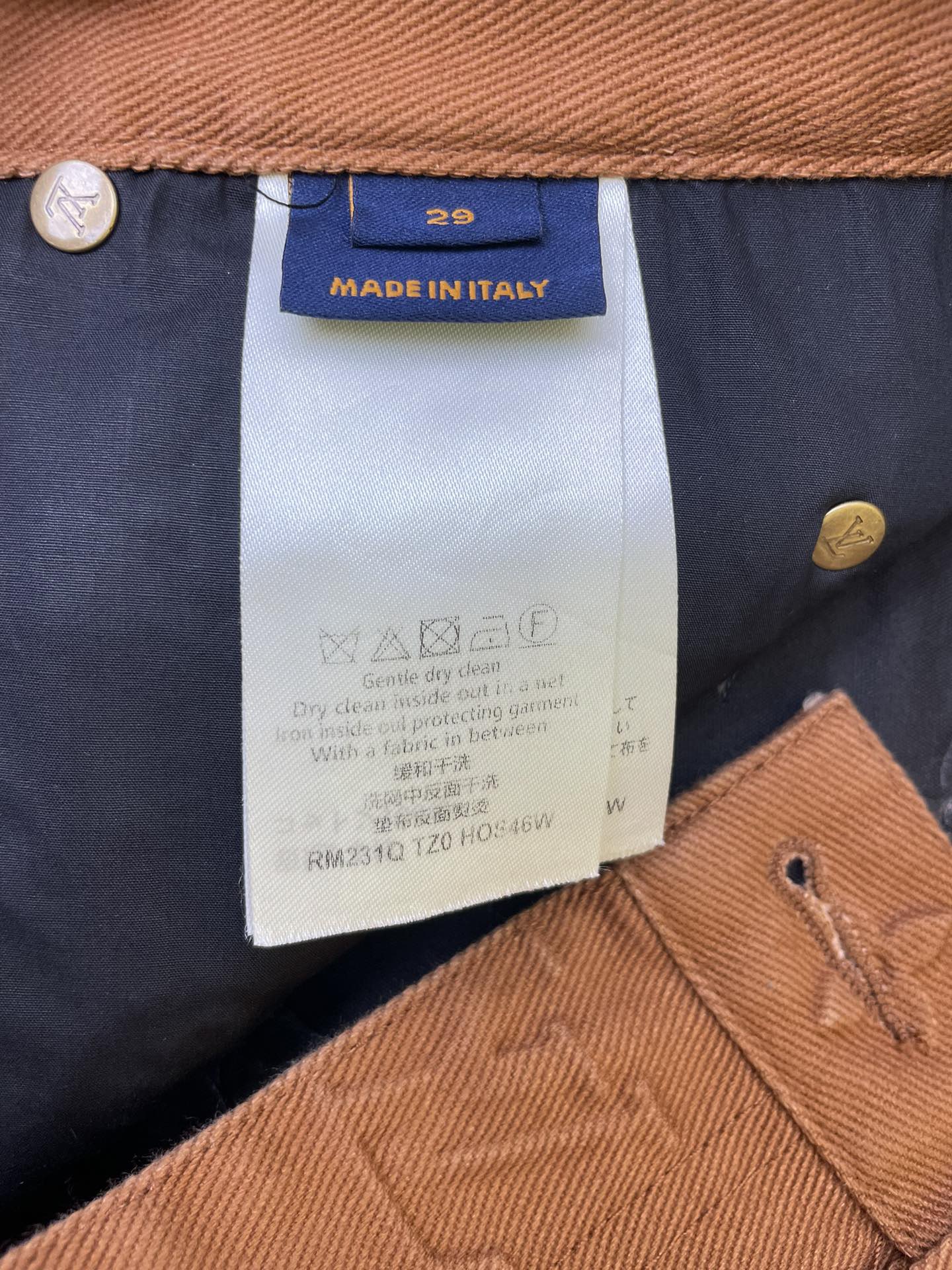 Louis Vuitton Unisex Jeans Size S-XL