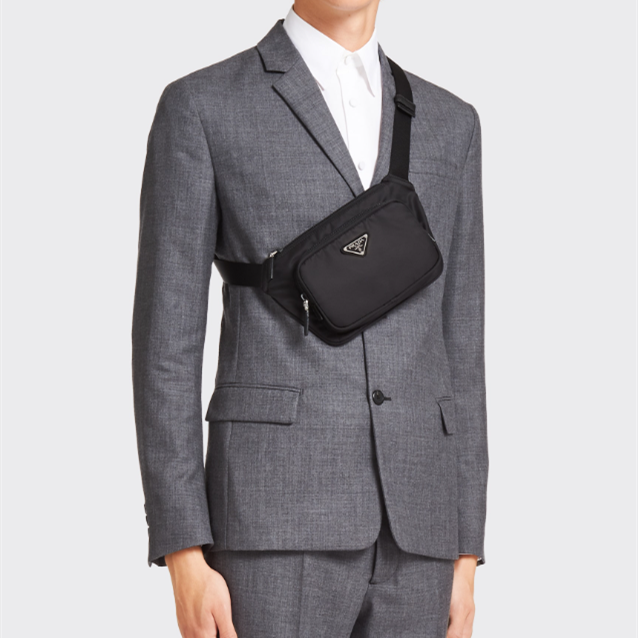 Prada 2VH128 Re-Nylon Men Shoulder Bags Size 19*13*2.5cm