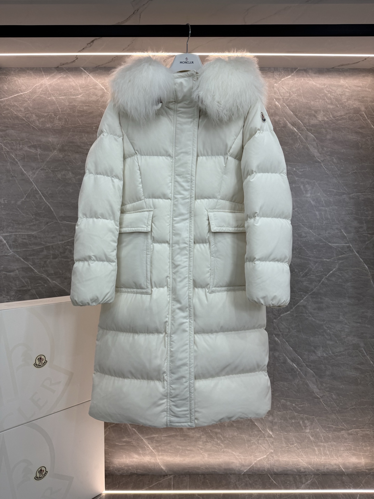 Moncler Women Bosona Long Down Jacket Size S-XL