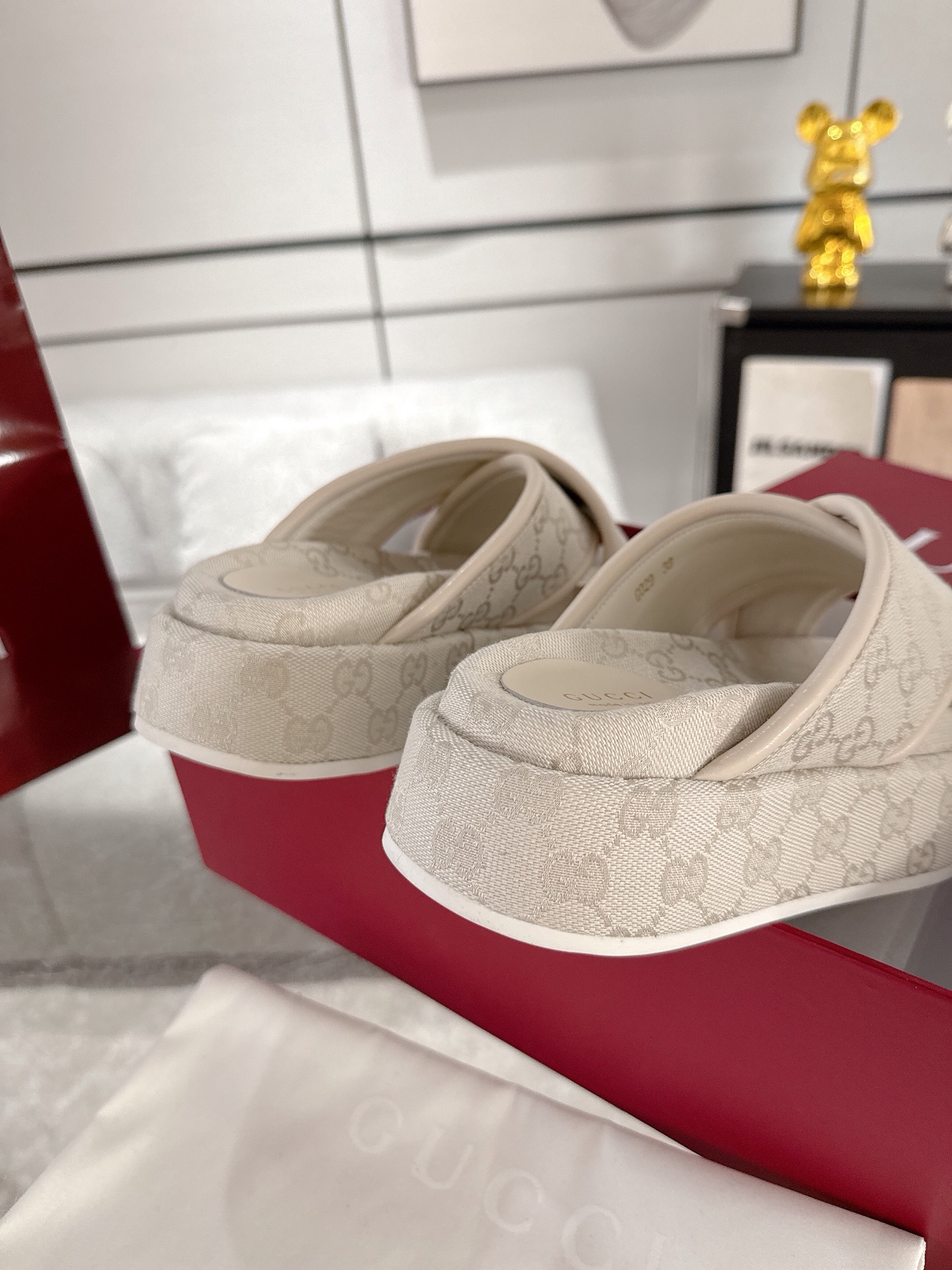 Gucci Platform Sandal Slippers Size 36-44