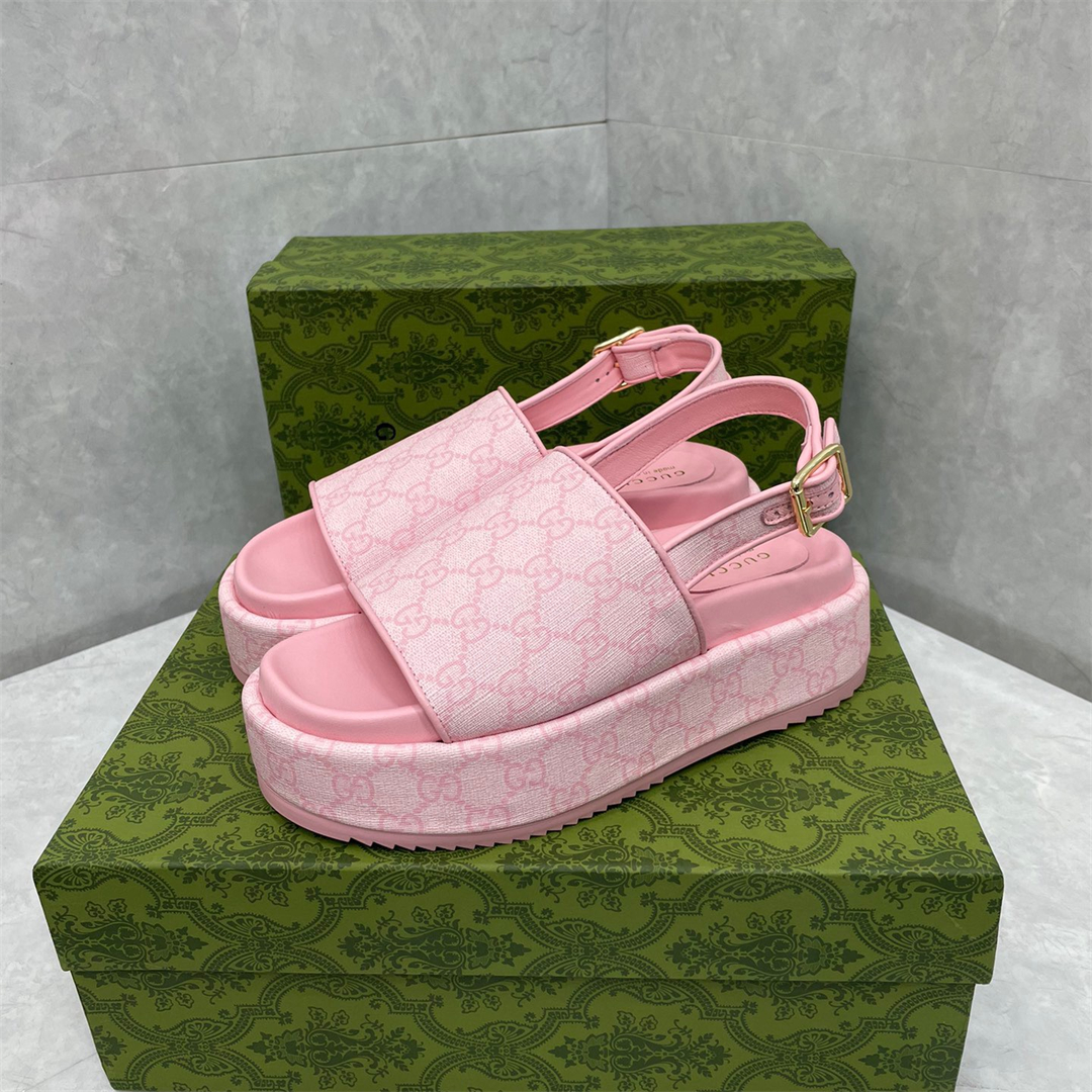 Gucci Platform GG Sandal Slippers Size 36-41