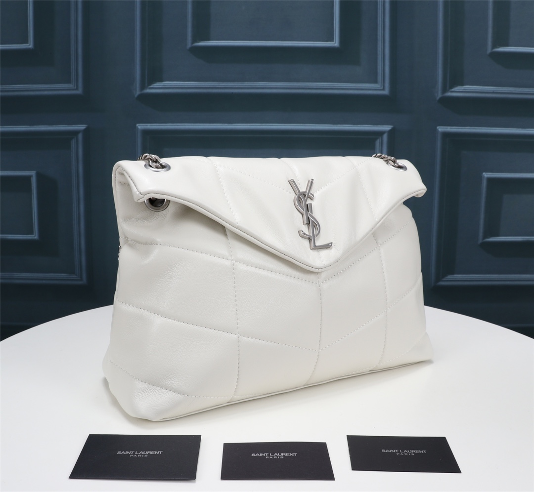 YSL Lou Lou Puffer Women Shoulder Bags Size 35*23*13cm
