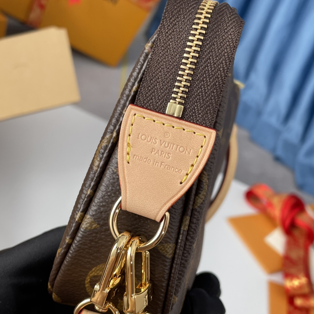 Louis Vuitton M40712 Pochette Accessoires Women Bags Size 23.5*13.5*4cm