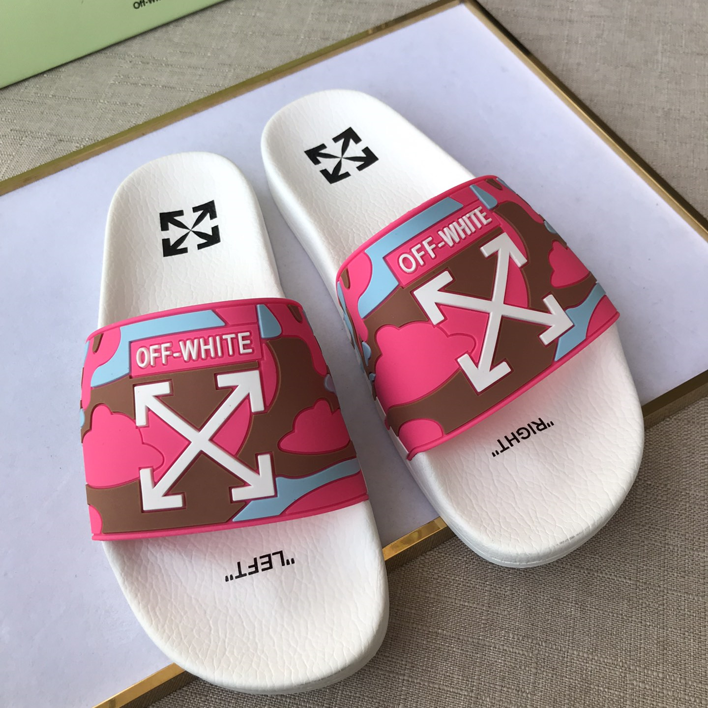OFF White Mens Women Sandals Gr. 36-46