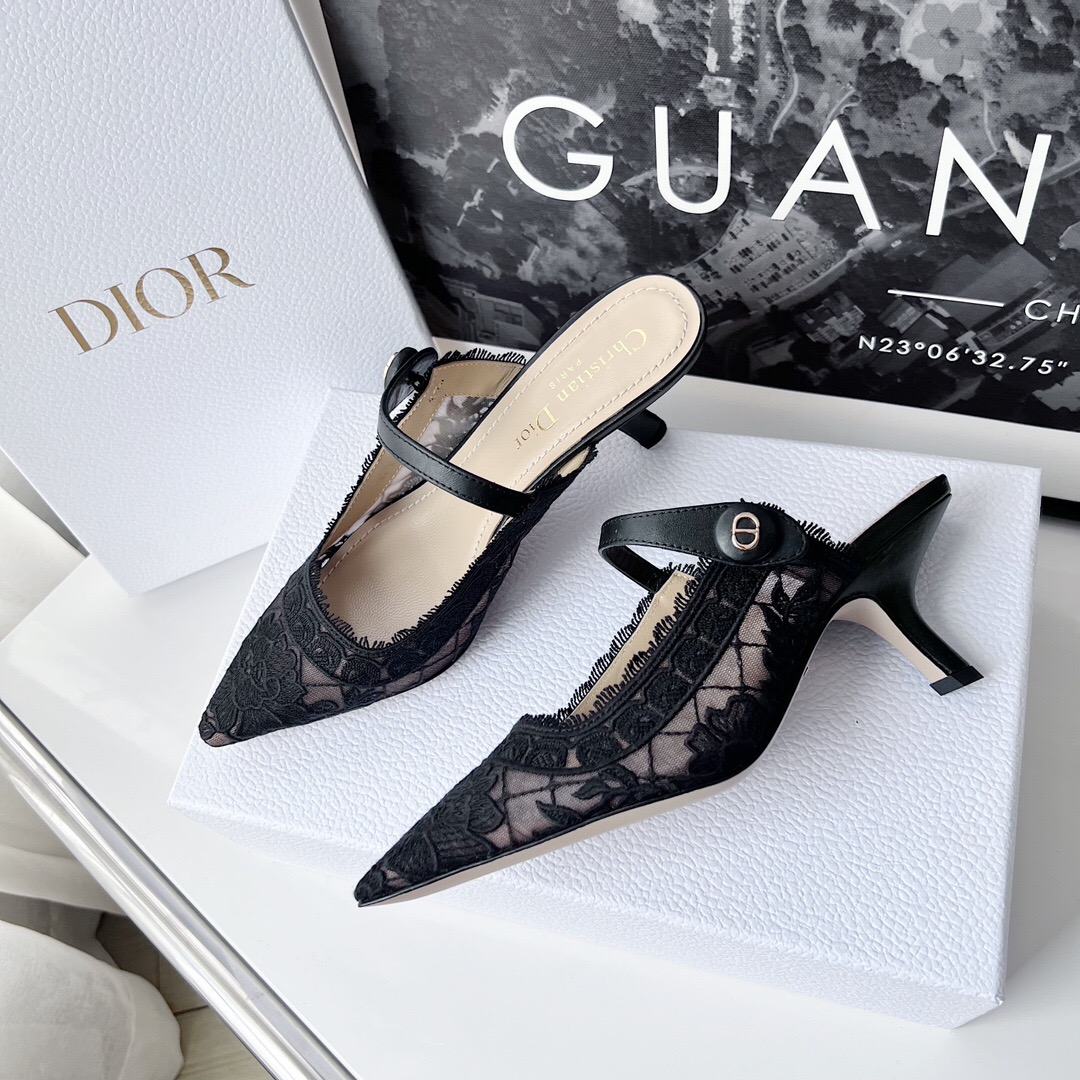 Dior Capture Heeled Mule Pumps Size 35-40
