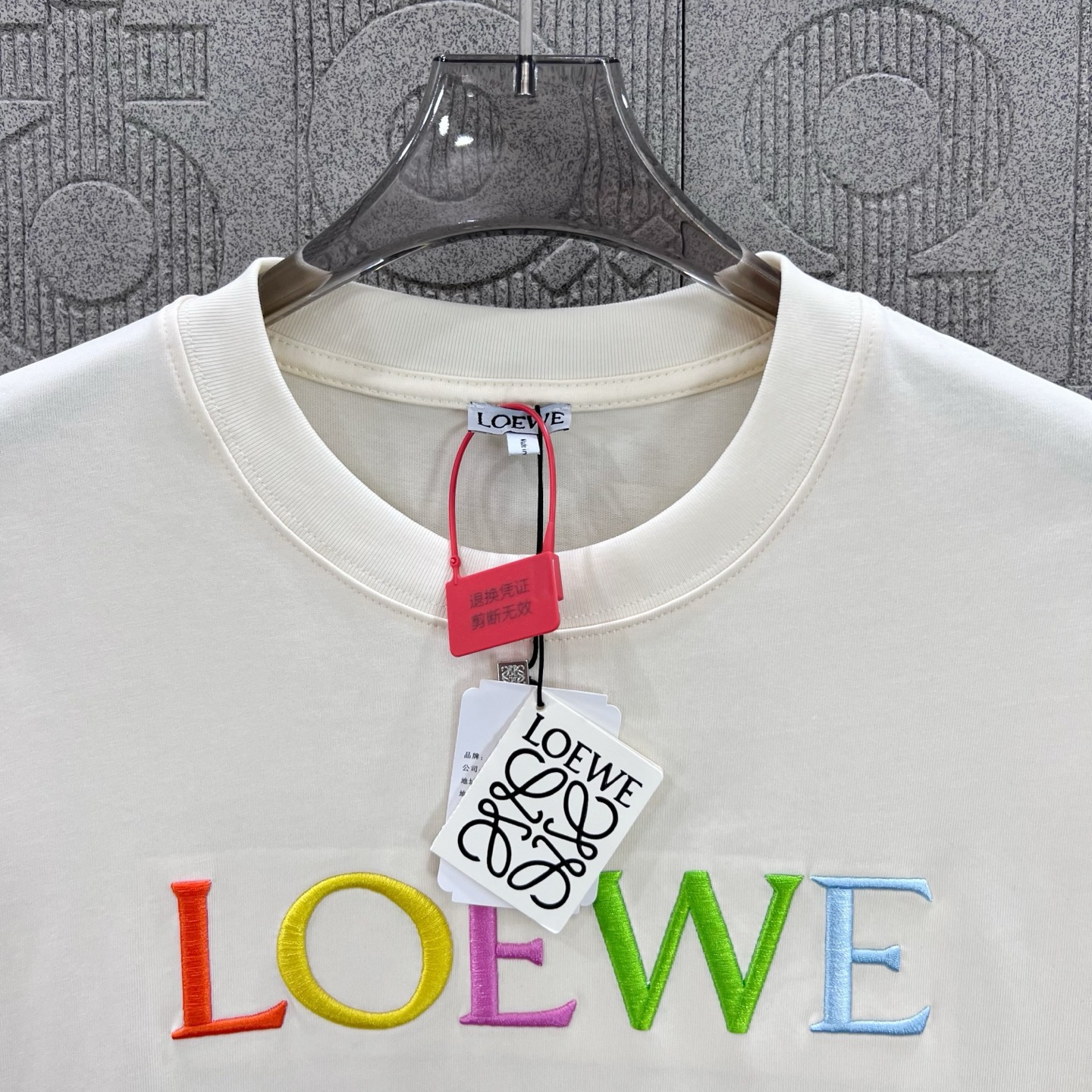 Loewe T Shirt  Embroider Logo Size XS-L