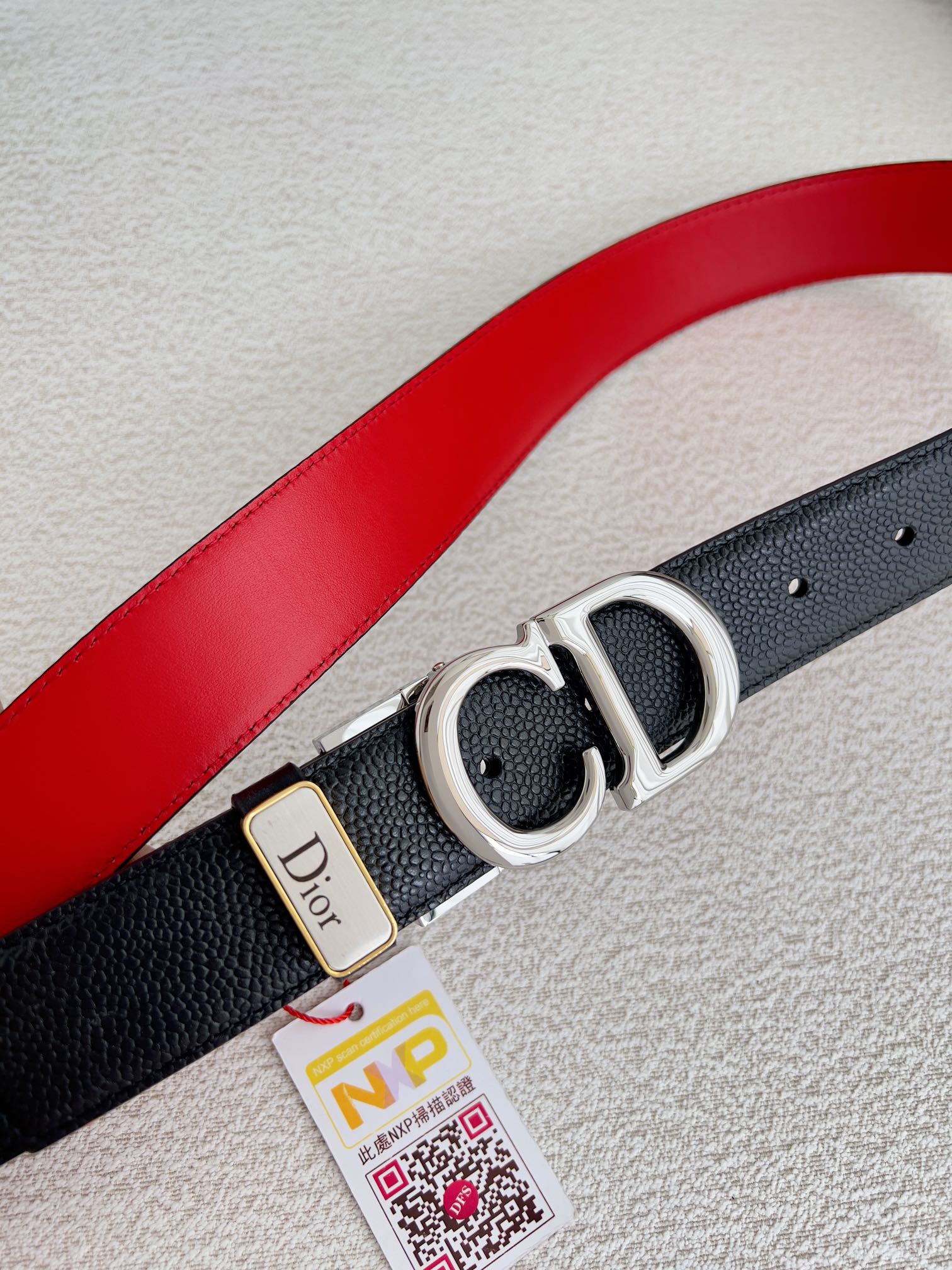 Dior Men Belt Width 3.5cm