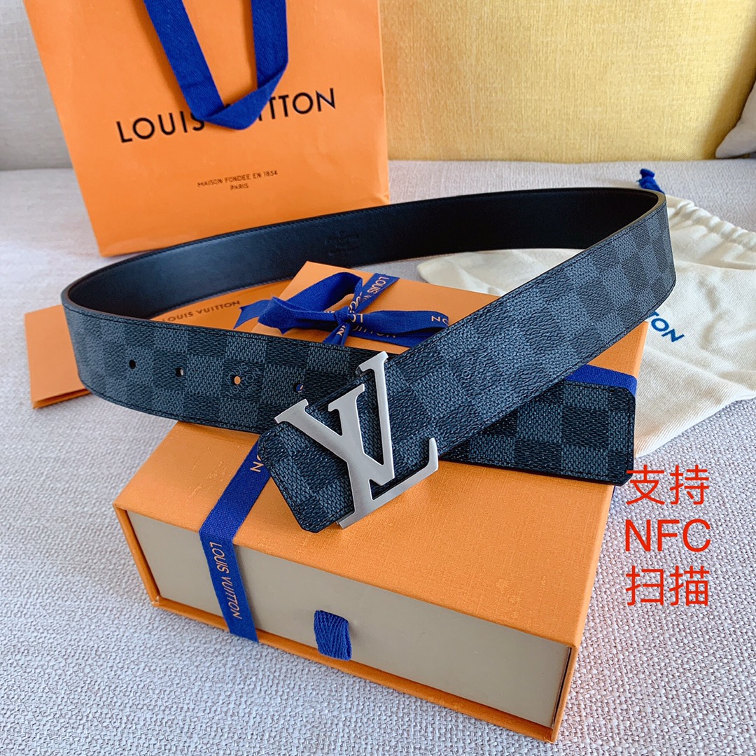Louis Vuitton Men Belt Width 4cm