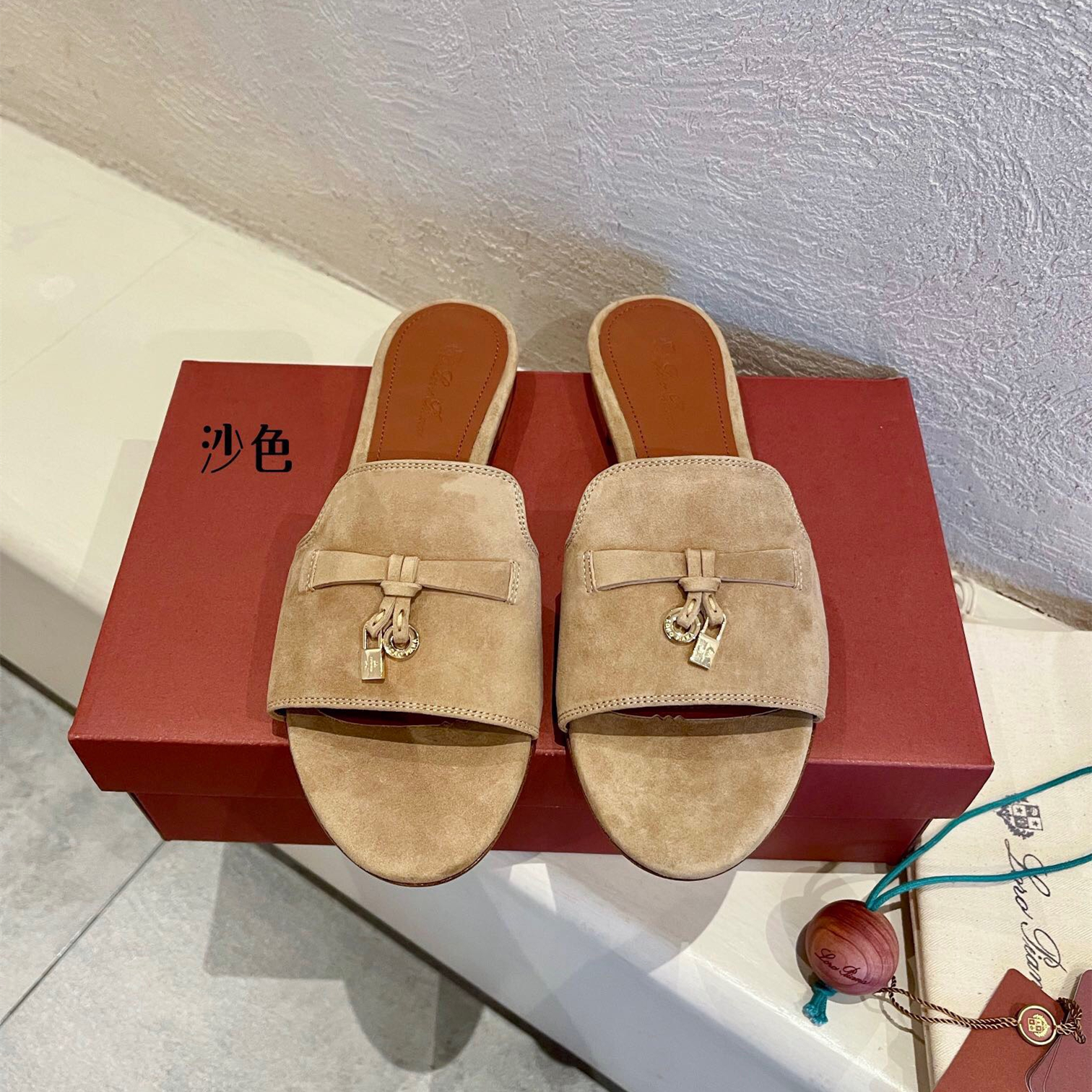 Loro Piana Charms Slipper Women Slippers Size 36-41