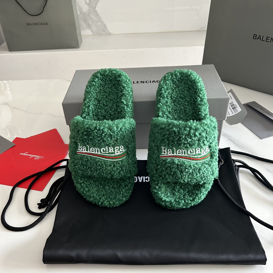 Balenciaga 23FW New Winter Slippers Size 35-41