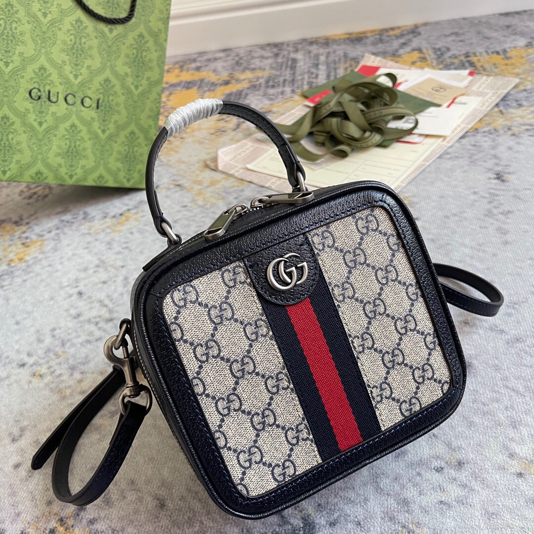 Gucci Ophidia GG Mini Shoulder Bags 17.5*16.5*9.5cm