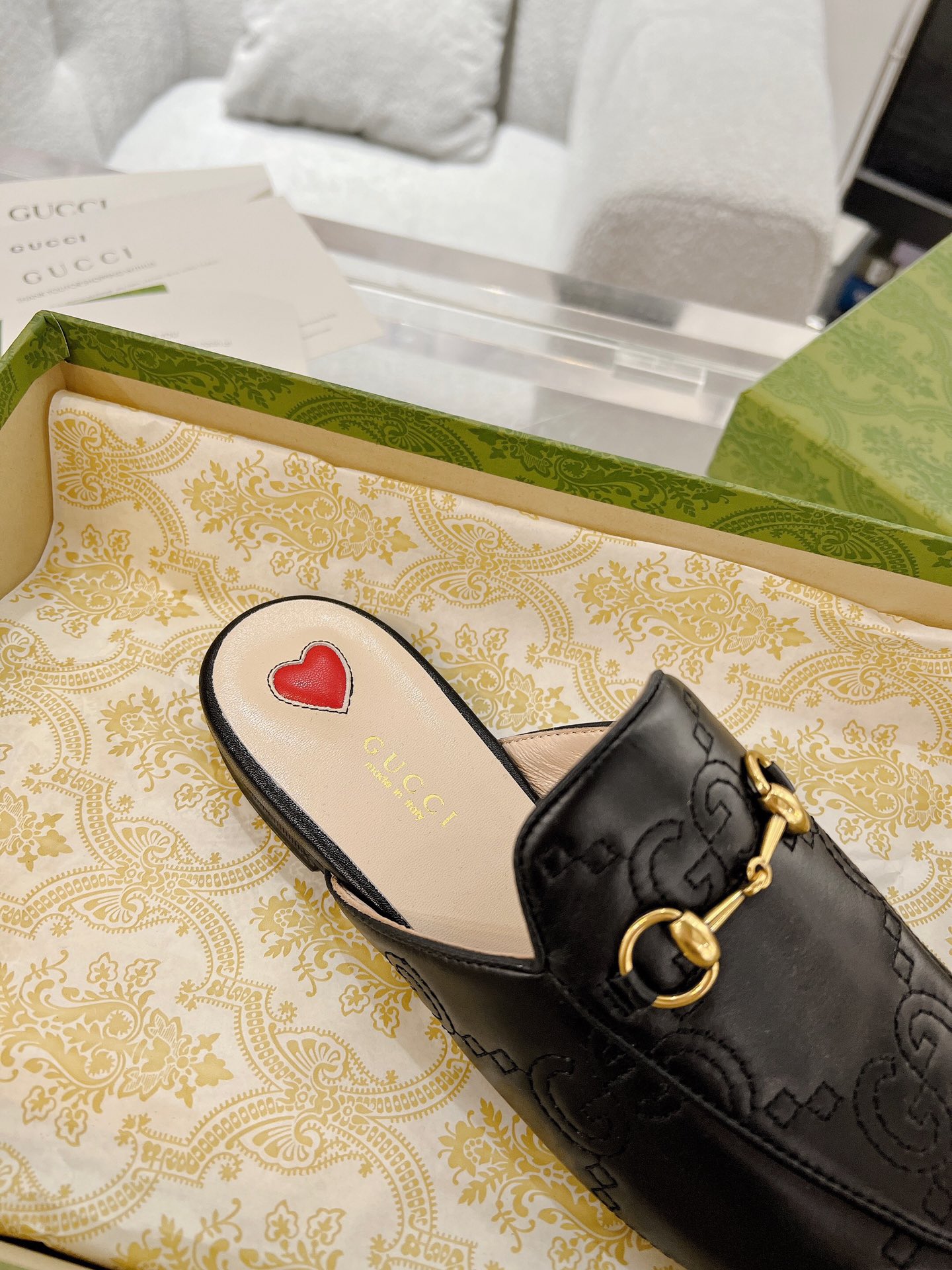 Gucci Princetown GG Slippers Size 35-40