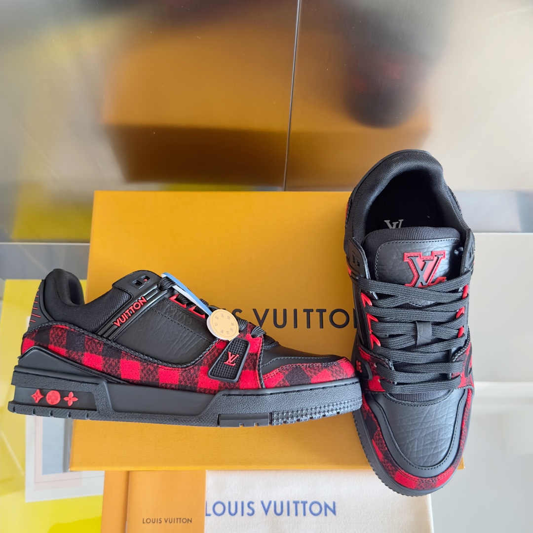 Louis Vuitton LV Trainer Damier New Men Sneaker Size 40-45
