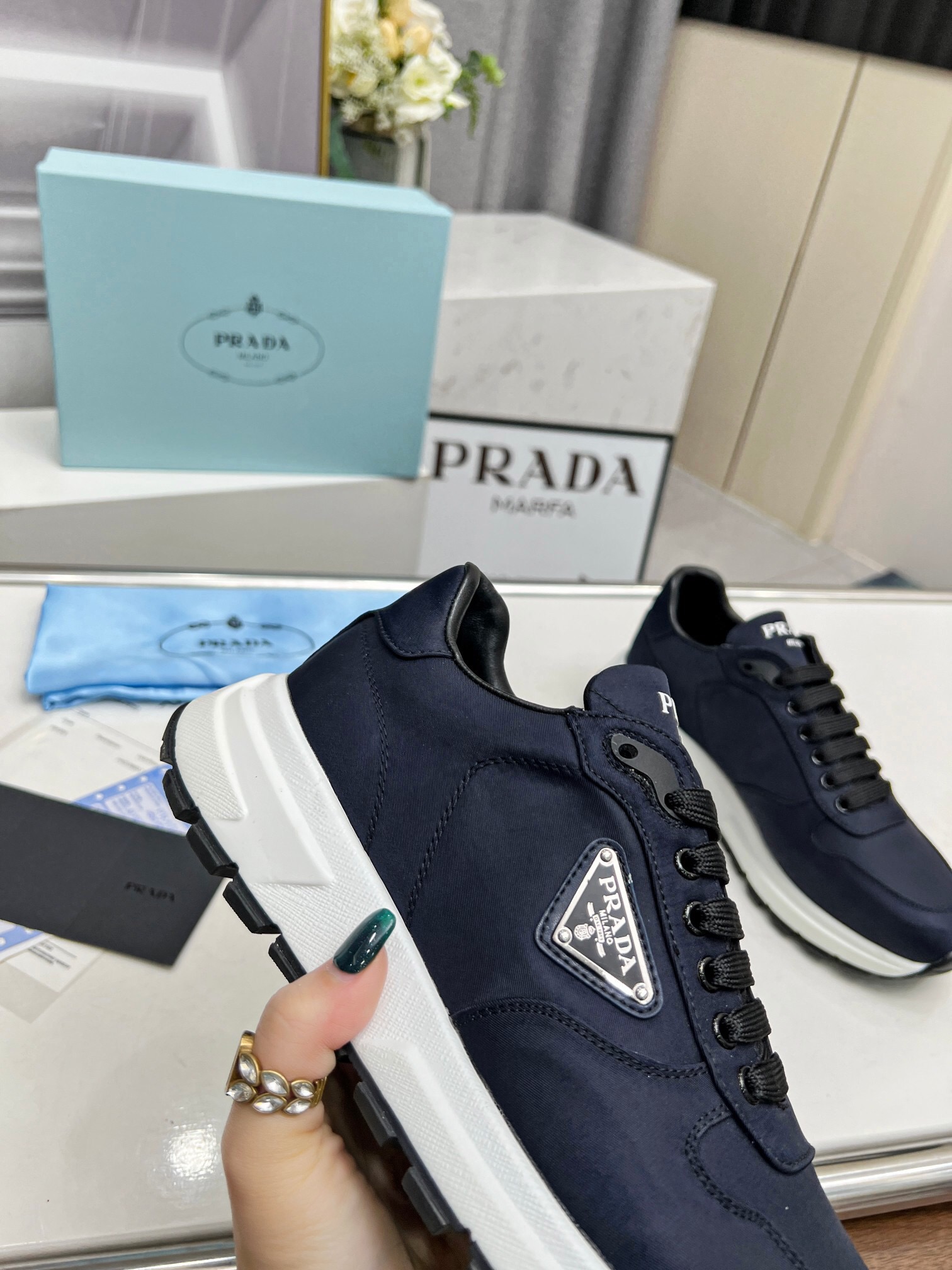 Prada 2024 New Prax 01 Re-Nylon Sneaker Size 36-46