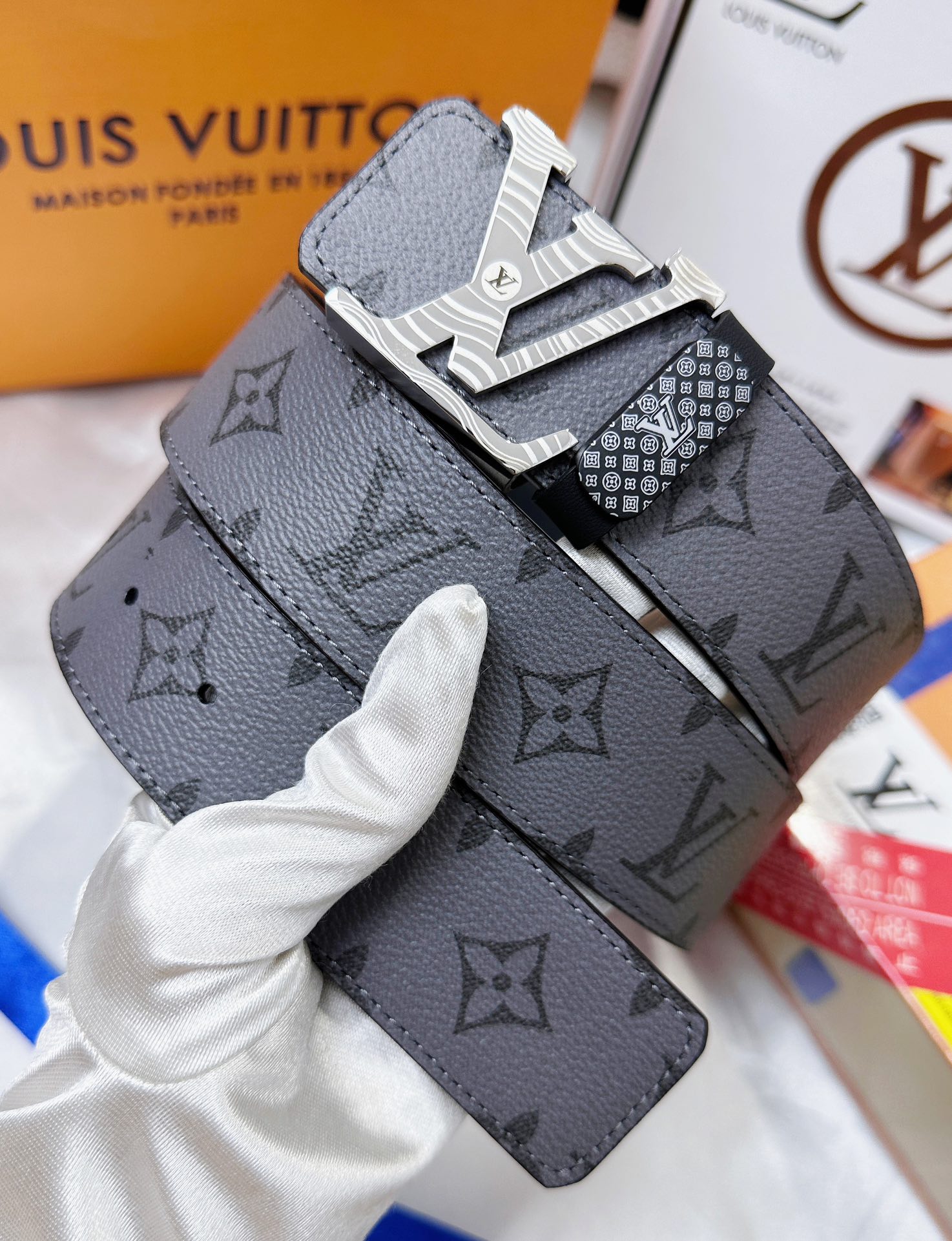 Louis Vuitton Men Belt Width 3.8cm