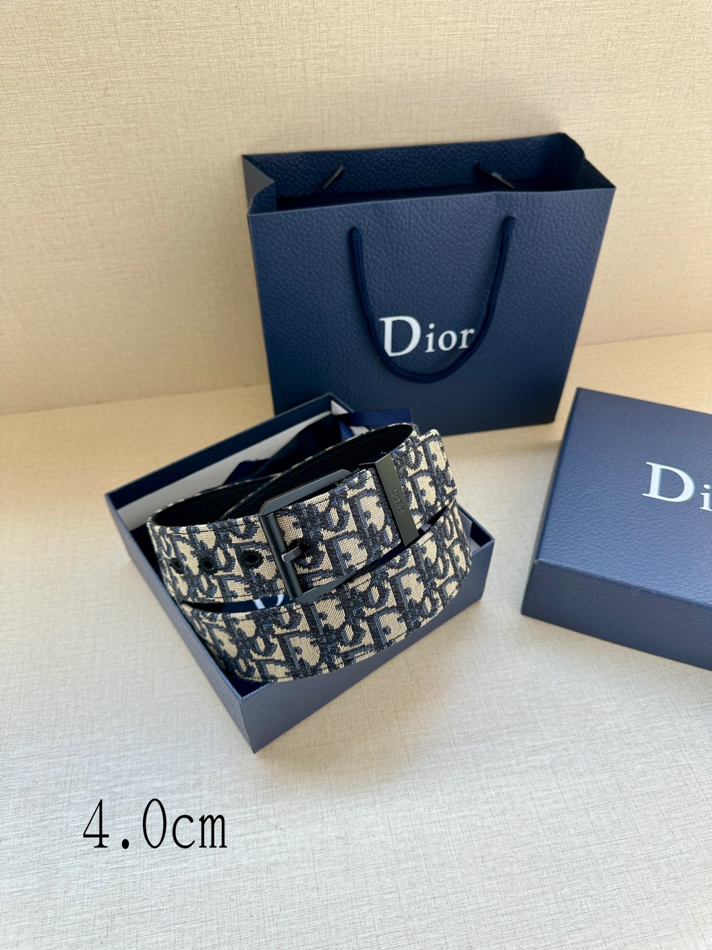 Dior Men Belt Width 4cm