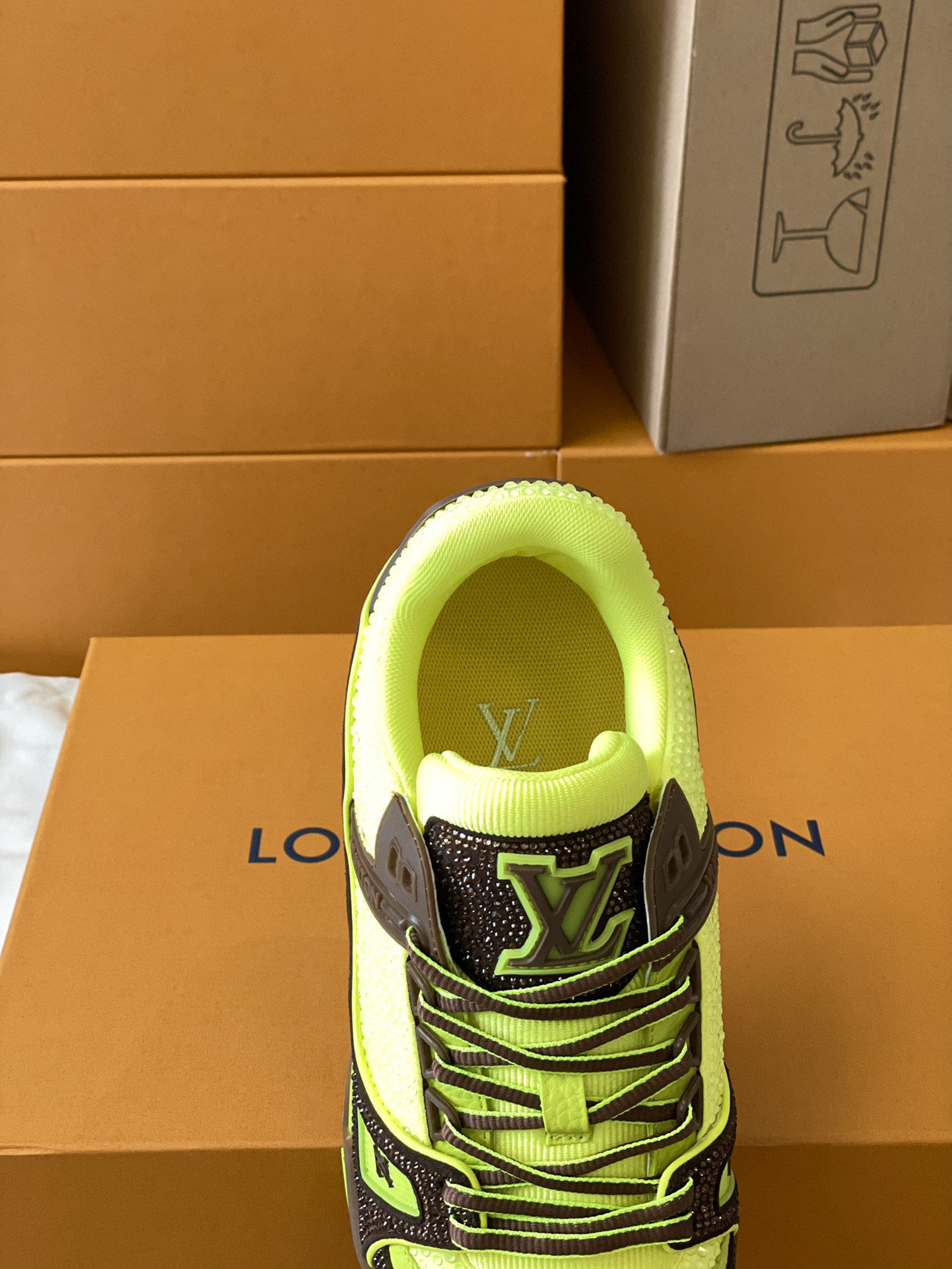 Louis Vuitton LV Trainer Diamond Sneaker Size 36-46