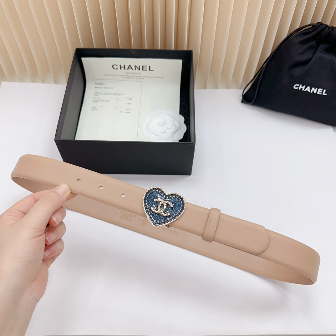 Chanel Women Belt Width 3cm