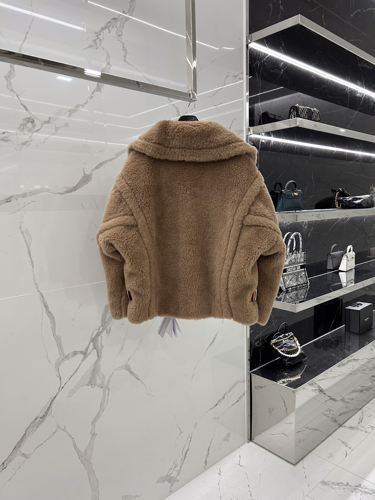 Max Mara Teddy fur Short coat Size XS-M