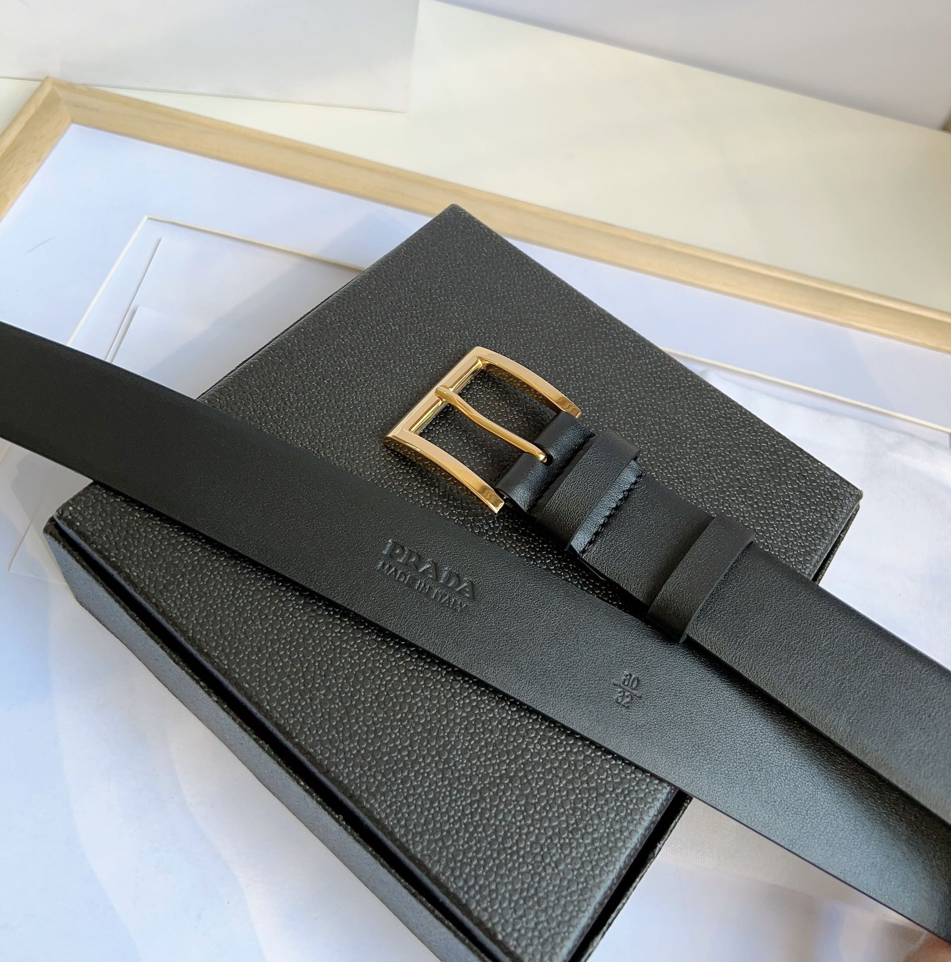 Prada Men Belt Width 3.5cm