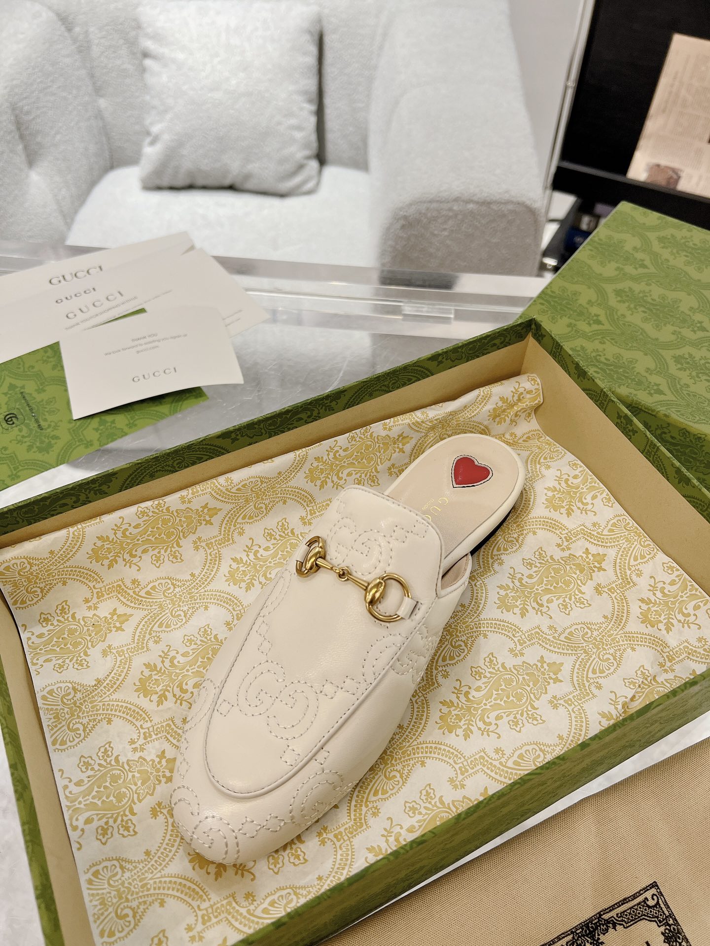 Gucci Princetown GG Slippers Size 35-40