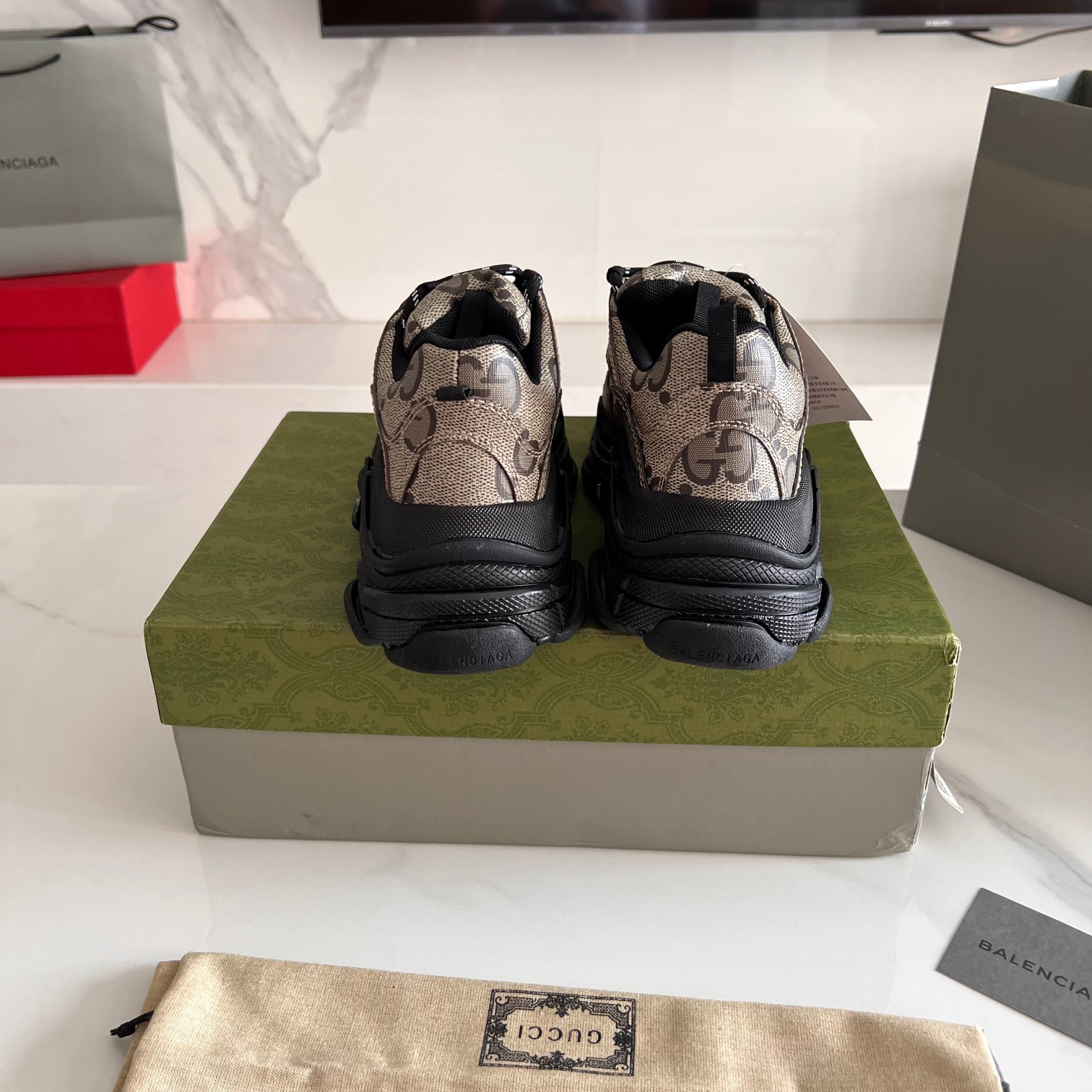 Balenciaga & Gucci Triple S Sneaker Unisex Size 35-45