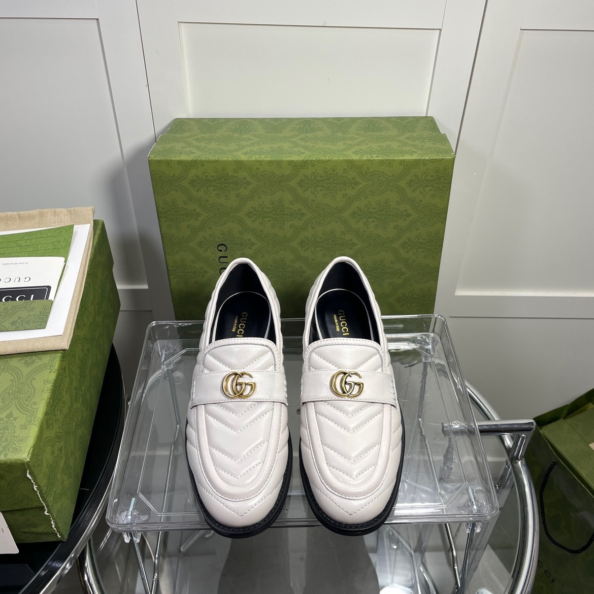 Gucci Loafers with Double G Size 35-41 2-Color