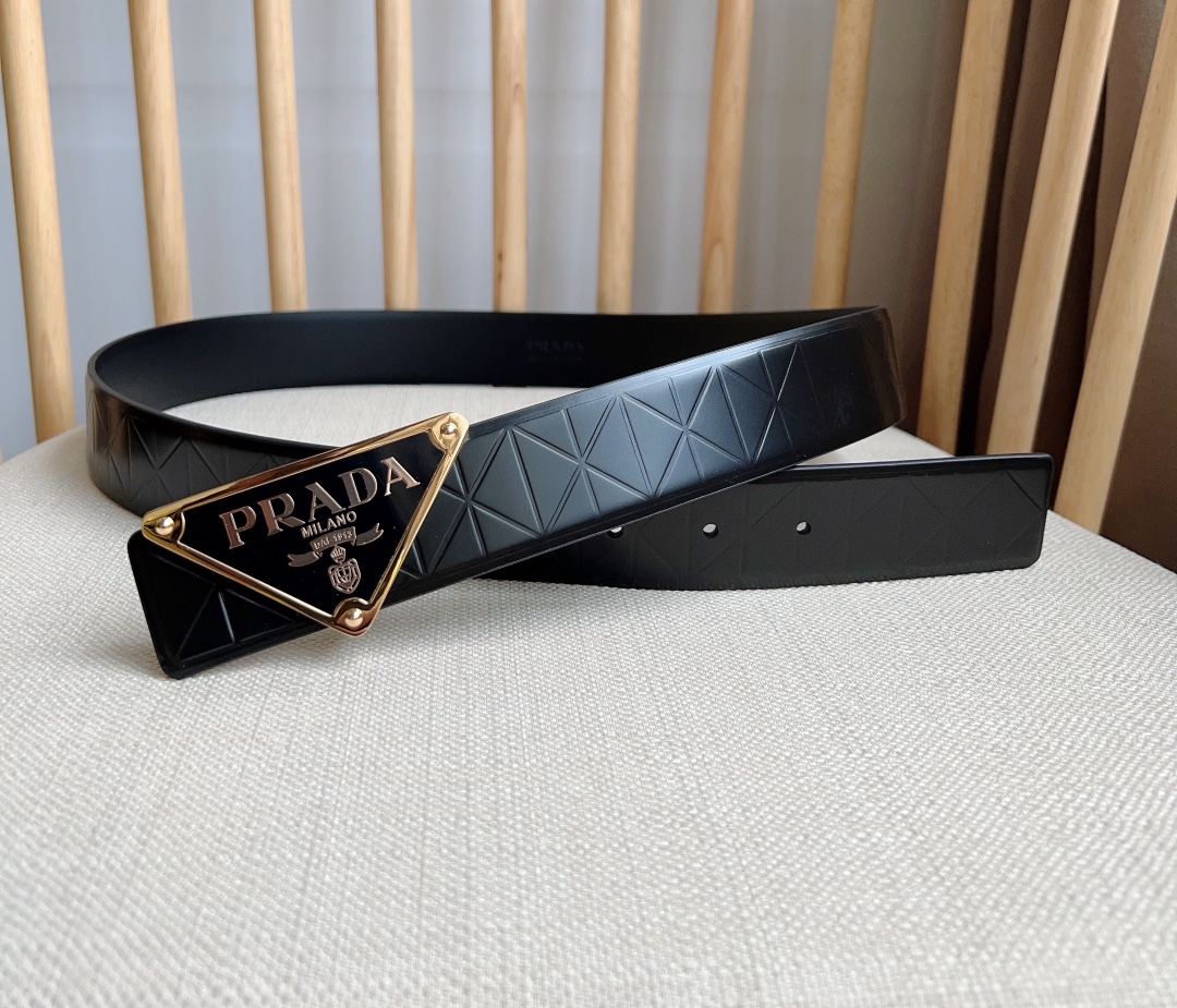 Prada Men Belt Width 3.5cm
