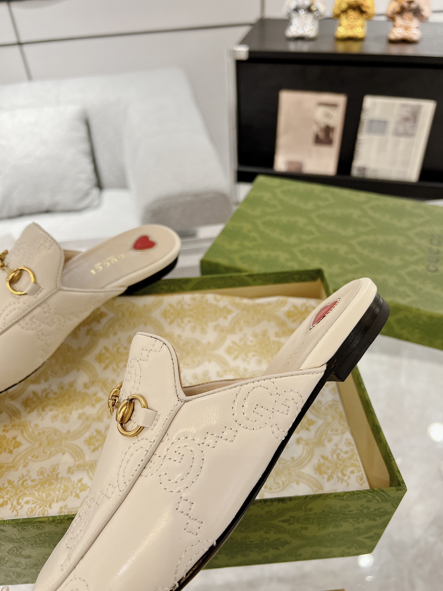 Gucci Princetown GG Slippers Size 35-40