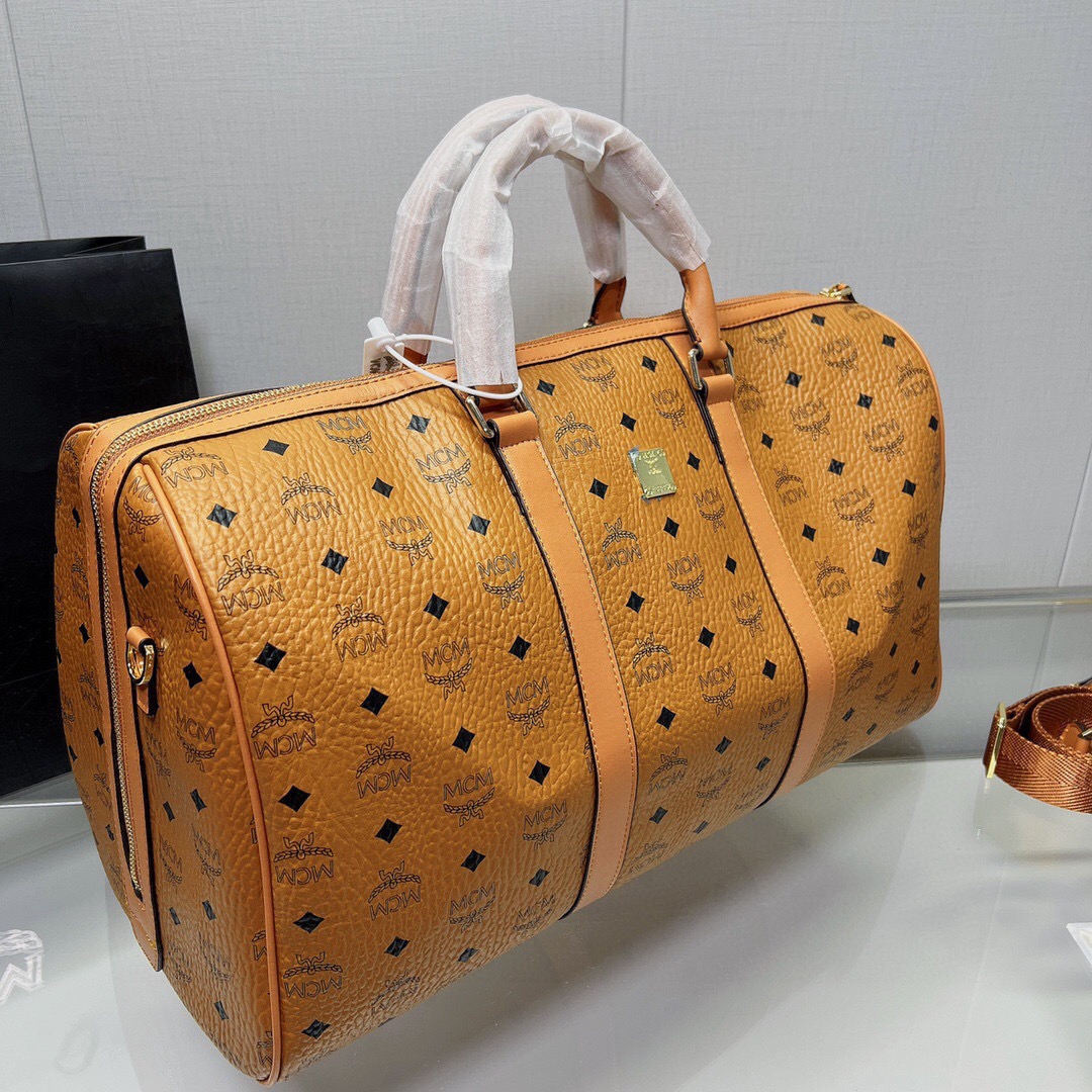 MCM Ottomar Weekender Bag in Visetos Size 45cm