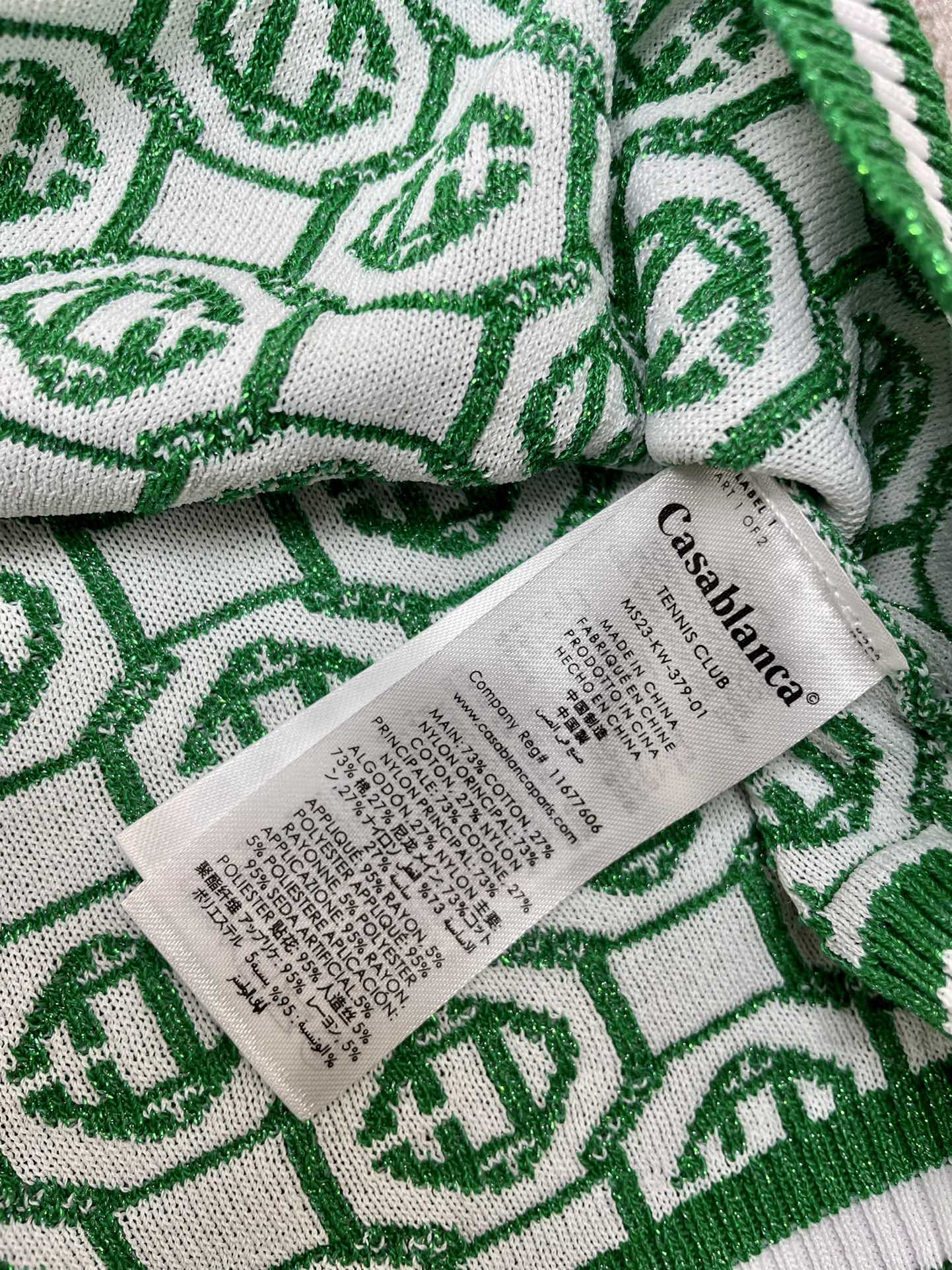 Casablanca Polo Shirt Size S-XL