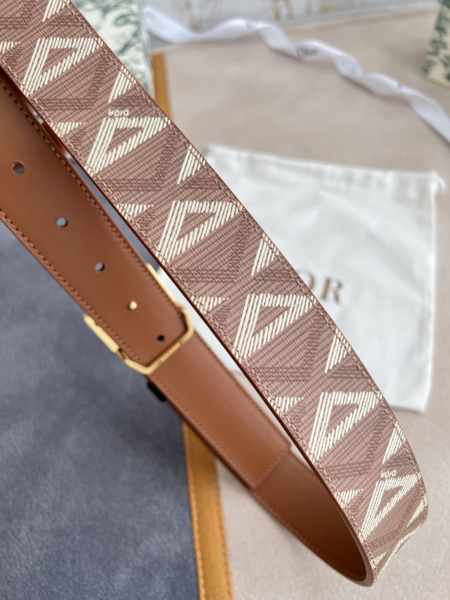 Dior Men Belt Width 3.5cm