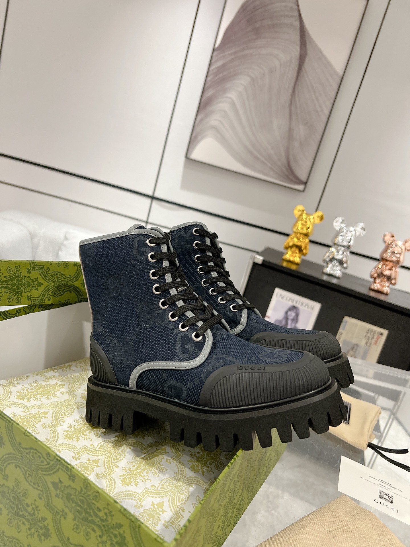 Gucci 23ss Women Boots Size 36-46