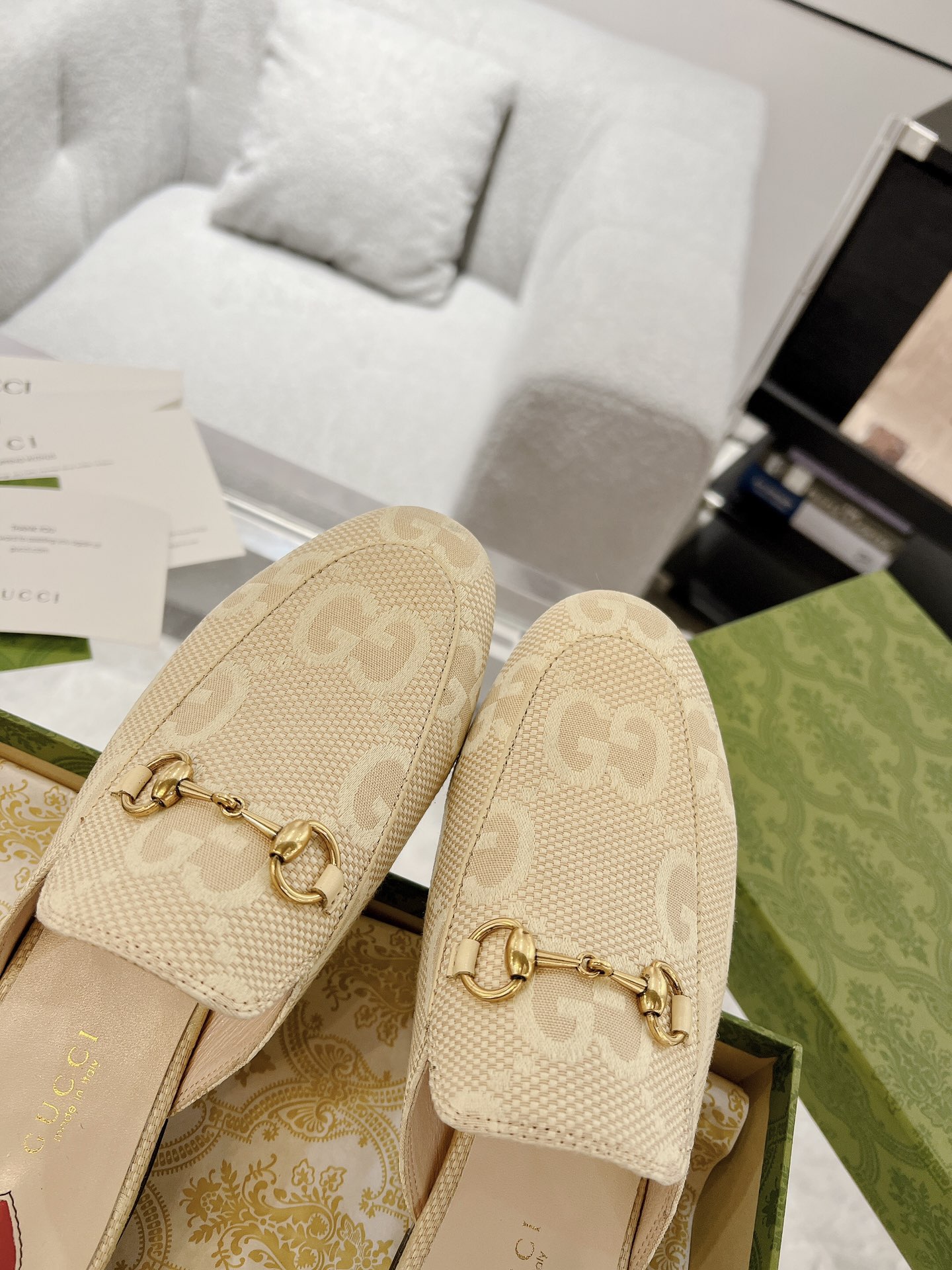 Gucci Princetown GG Slippers Size 35-41