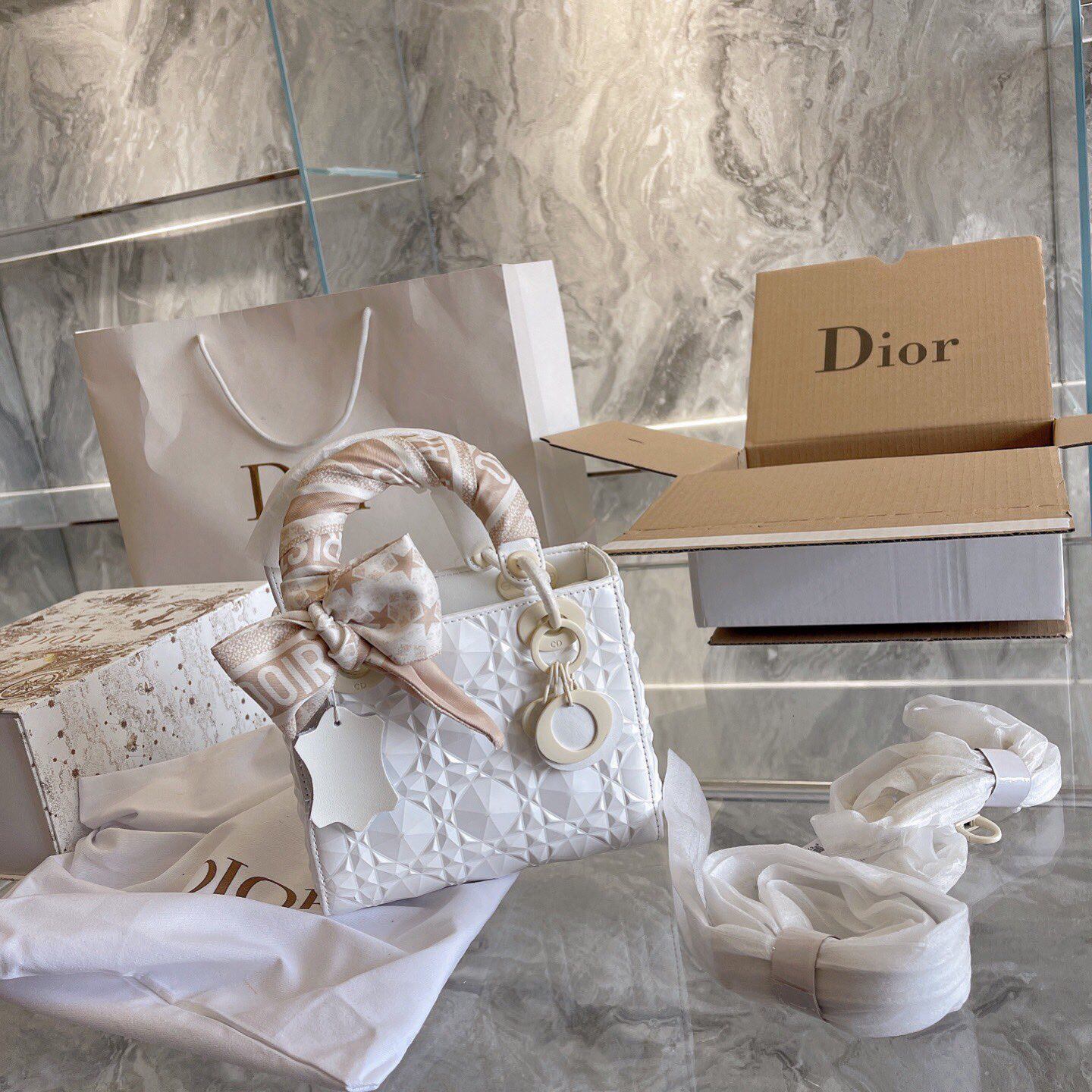 Dior Lady 2022SS Women Shoulder Bags 17cm