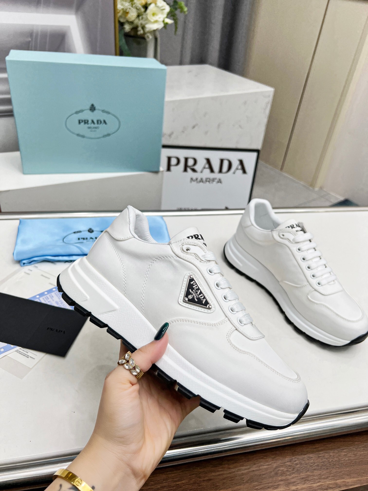 Prada 2024 New Prax 01 Re-Nylon Sneaker Size 36-46