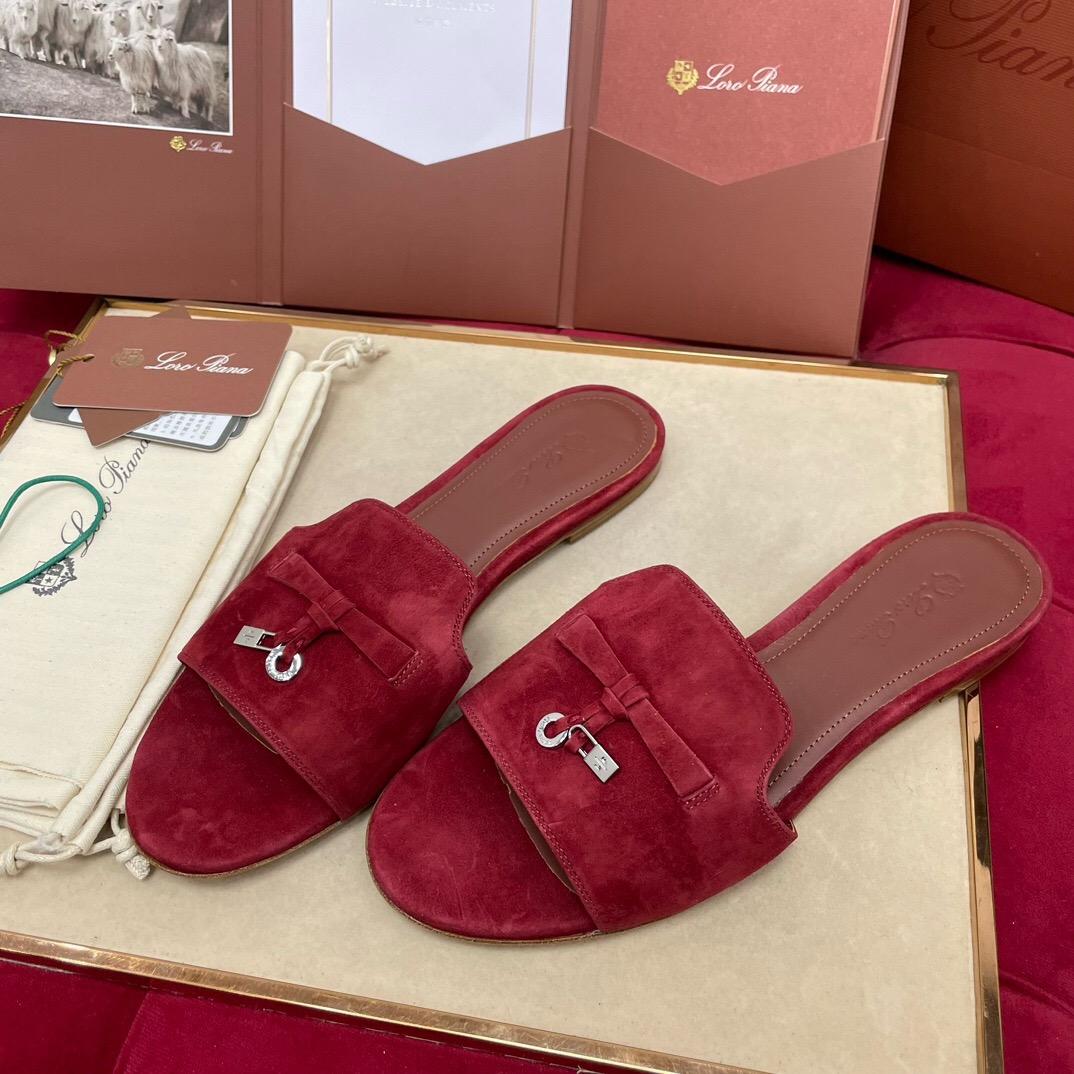 Loro Piana Charms Slipper Women Slippers Size 36-41